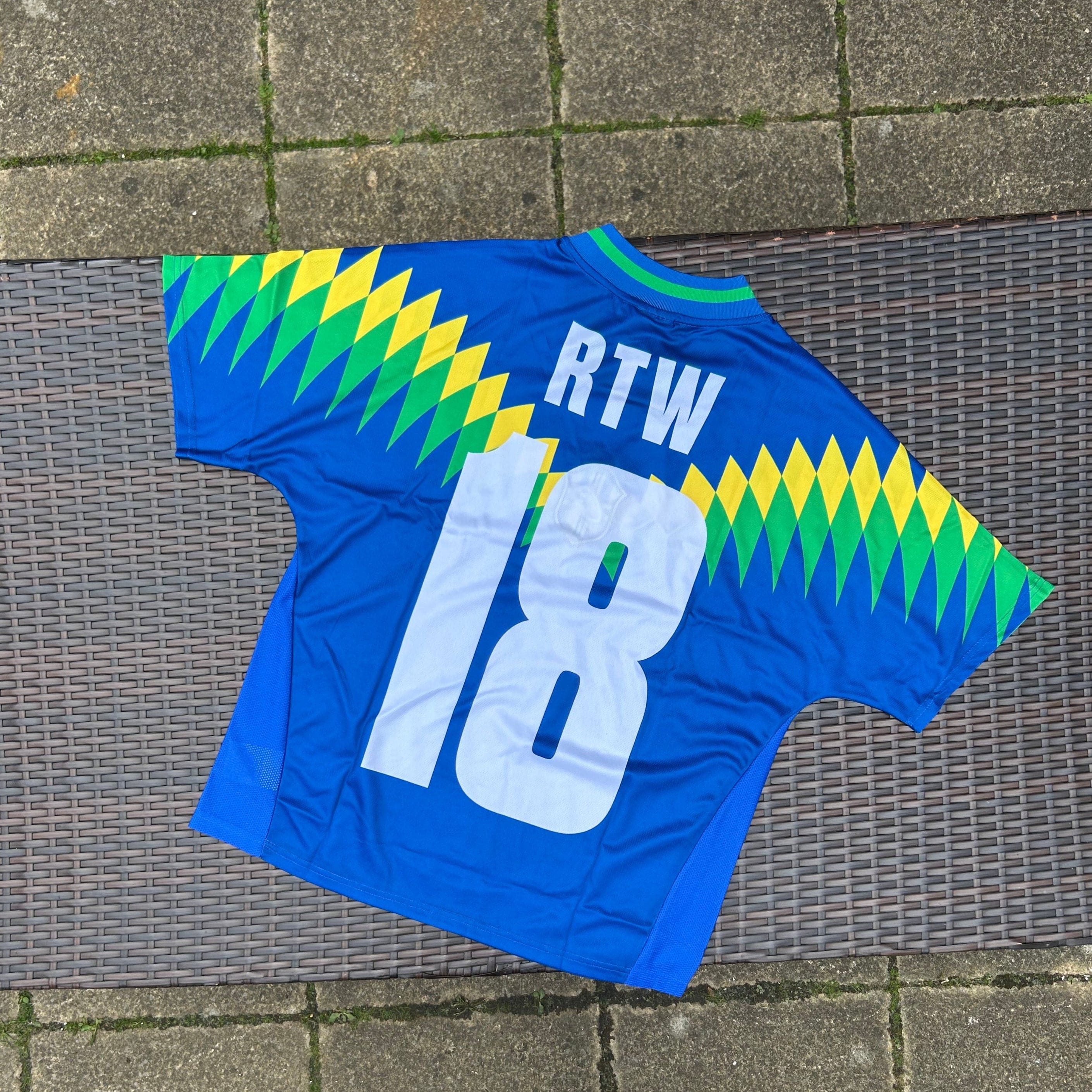 Corteiz RTW Blue Club America Brasil Jersey