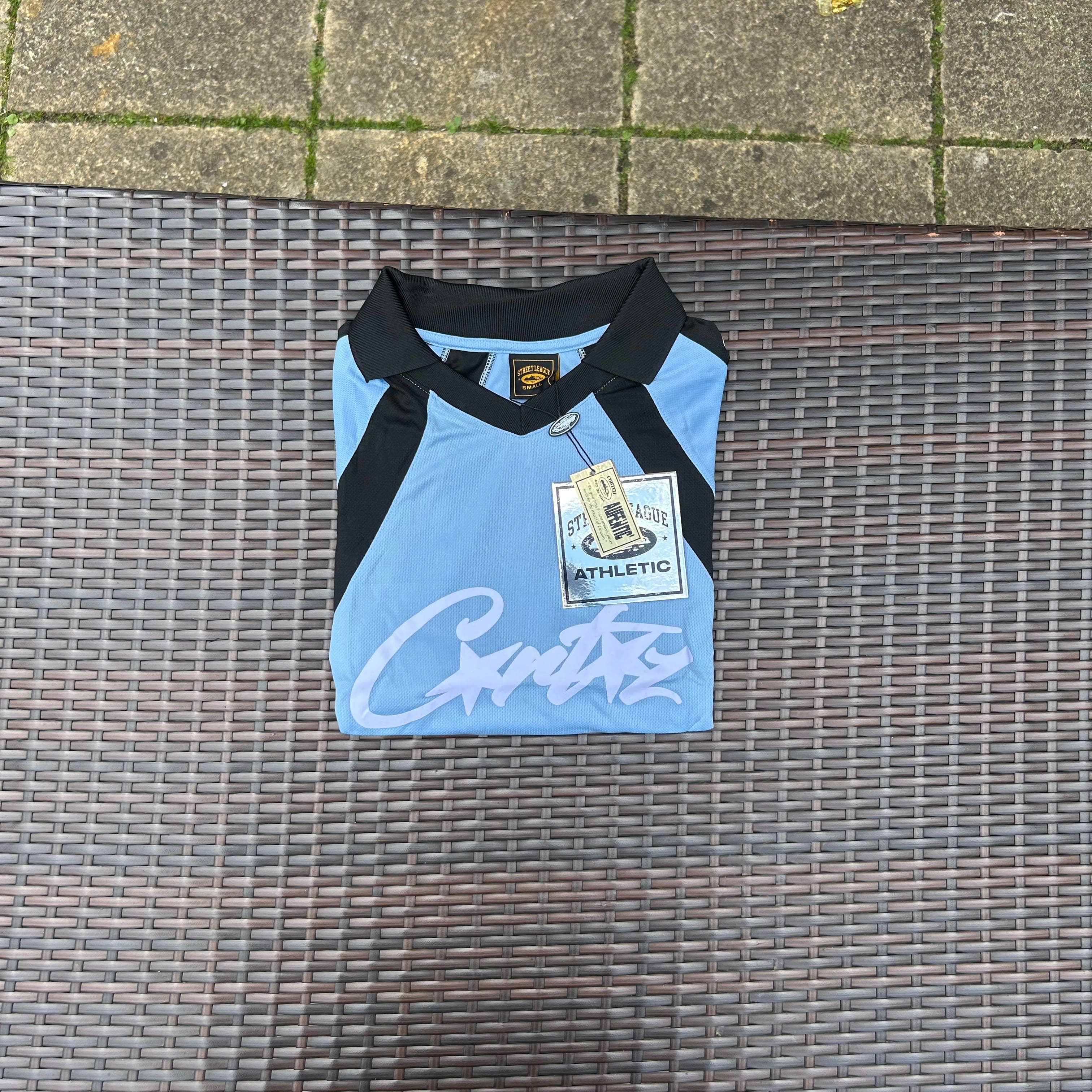 Corteiz Baby Blue RTW Allstarz Football Jersey