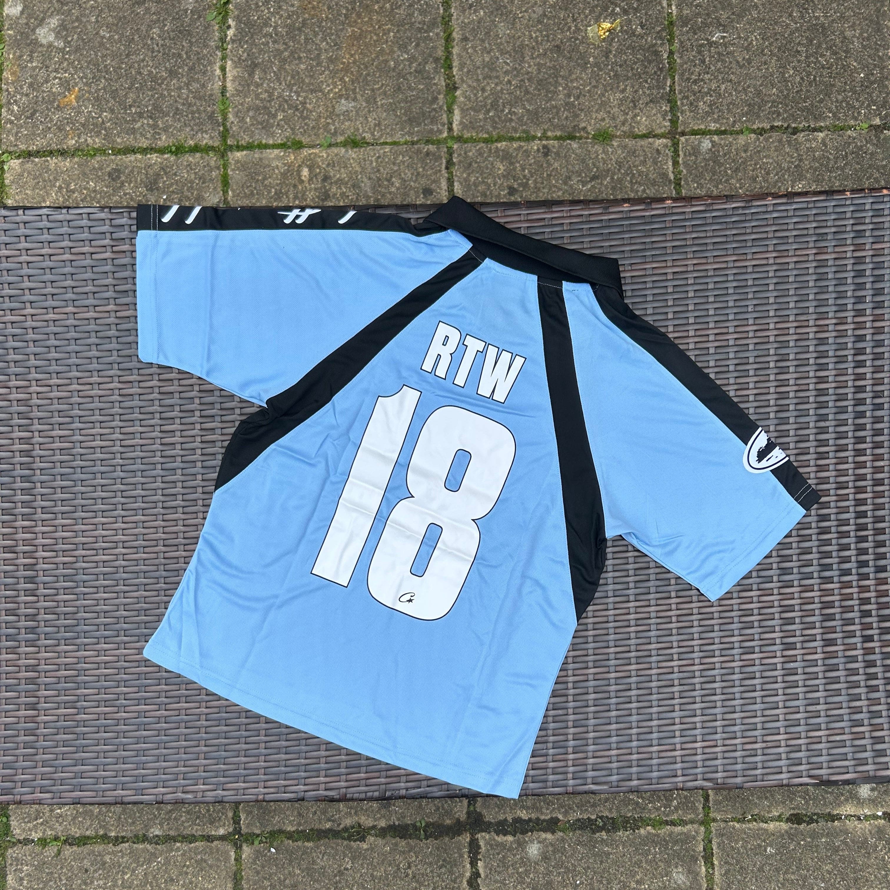 Corteiz Baby Blue RTW Allstarz Football Jersey