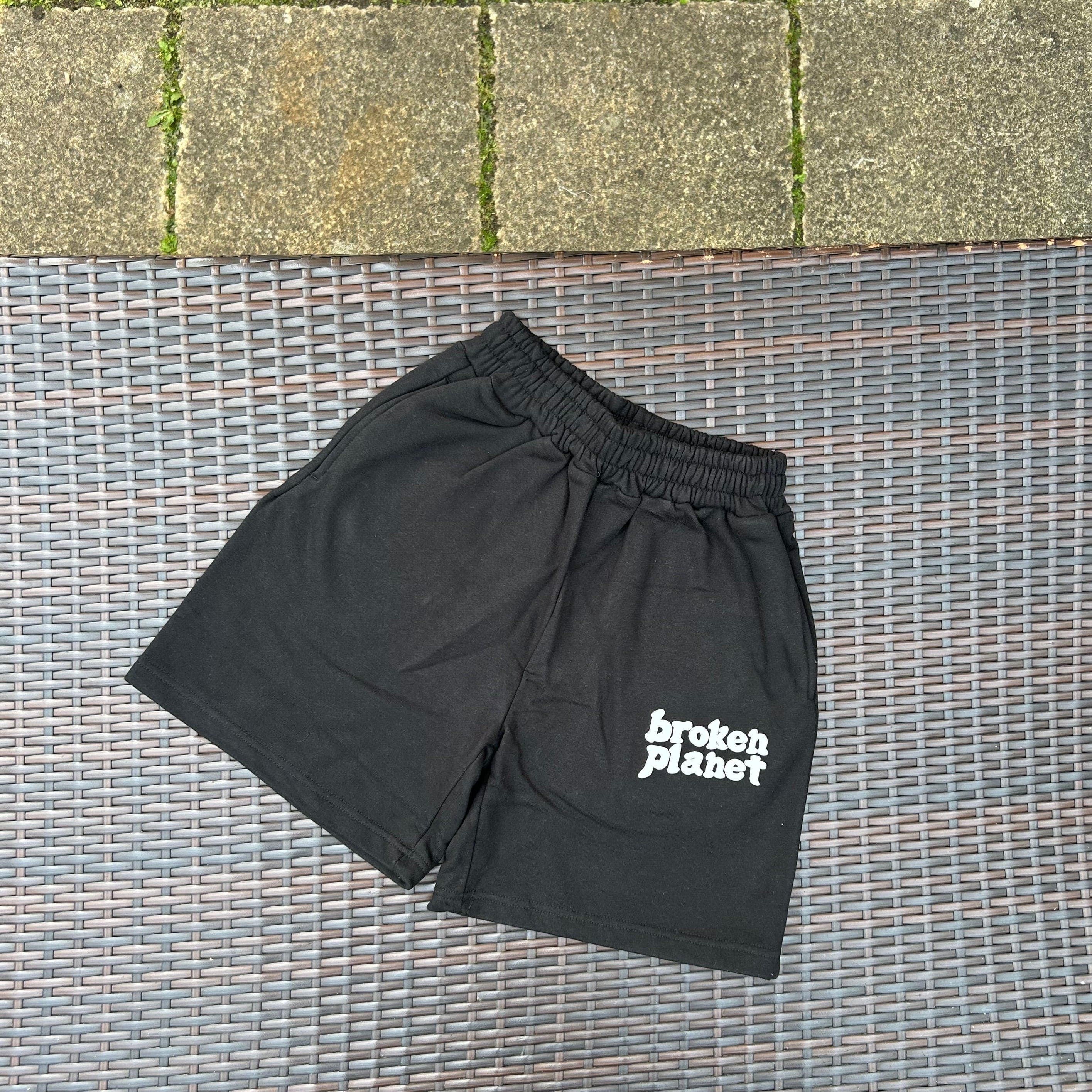 Broken Planet Black/White Shorts