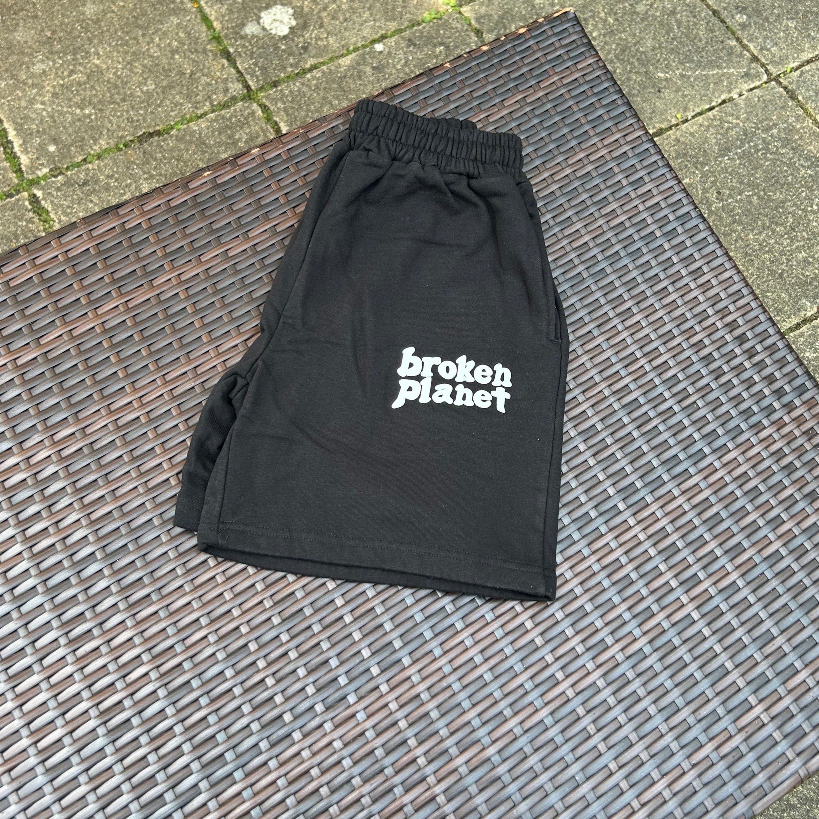 Broken Planet Black/White Shorts