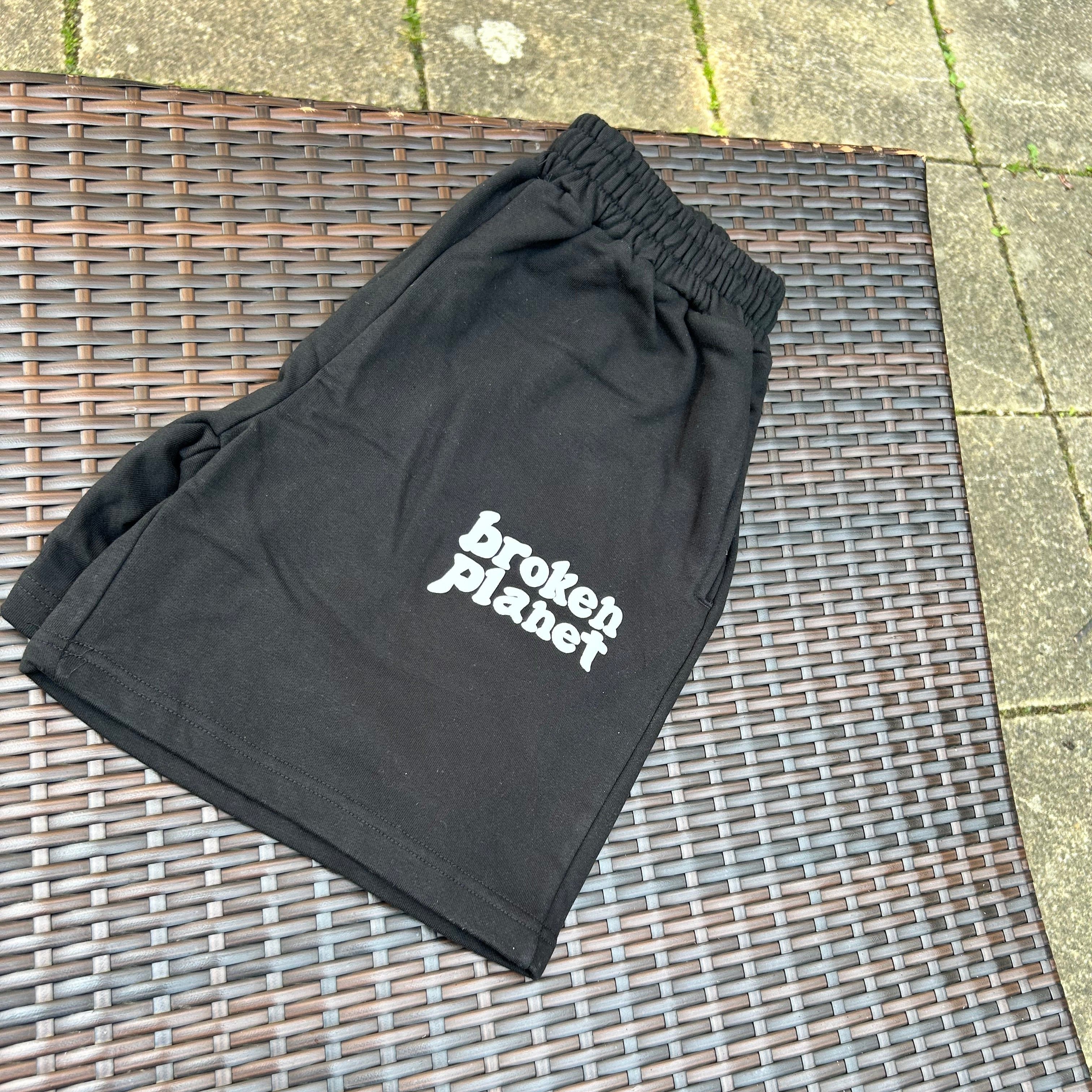 Broken Planet Black/White Shorts