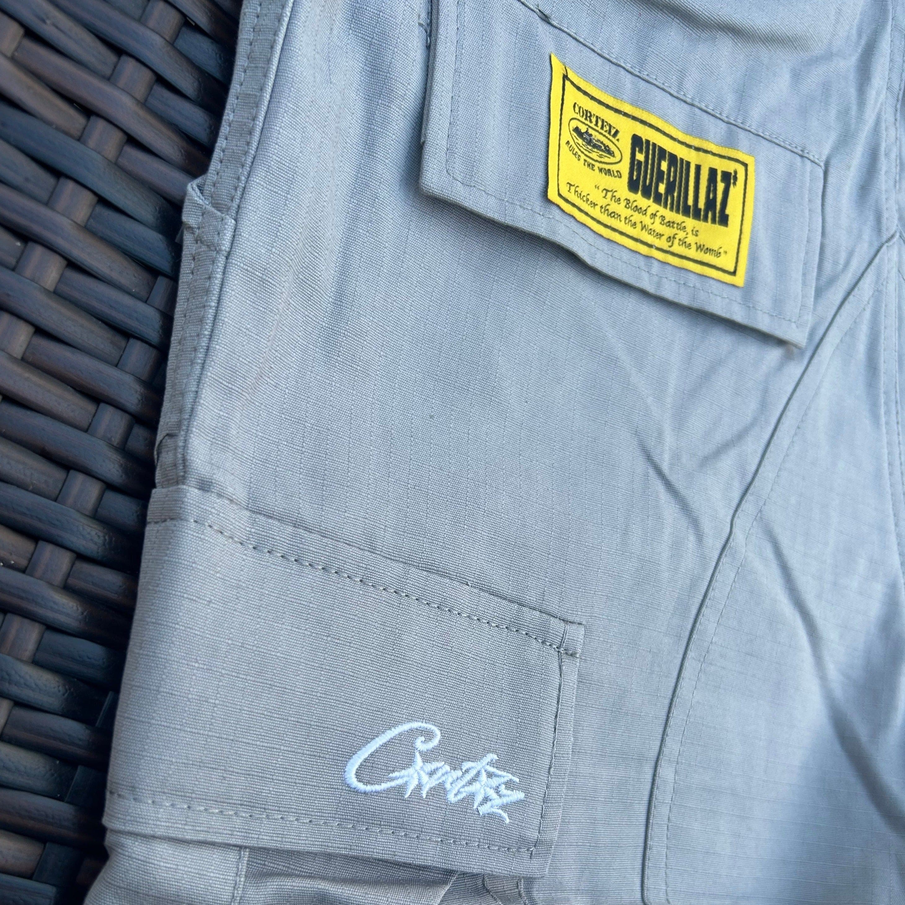Corteiz Grey Guerilla Cargos