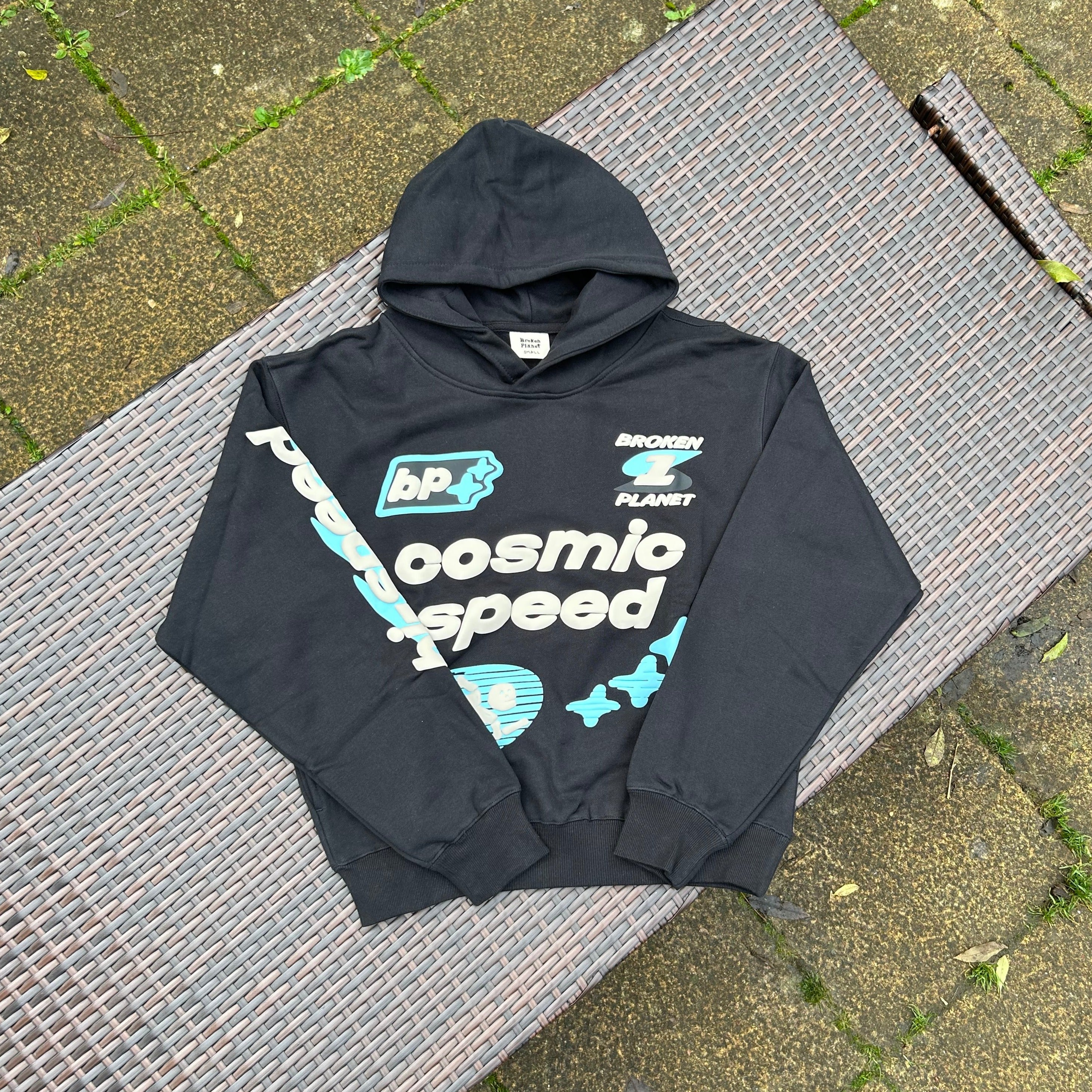 Broken Planet Black "Cosmic Speed" Hoodie