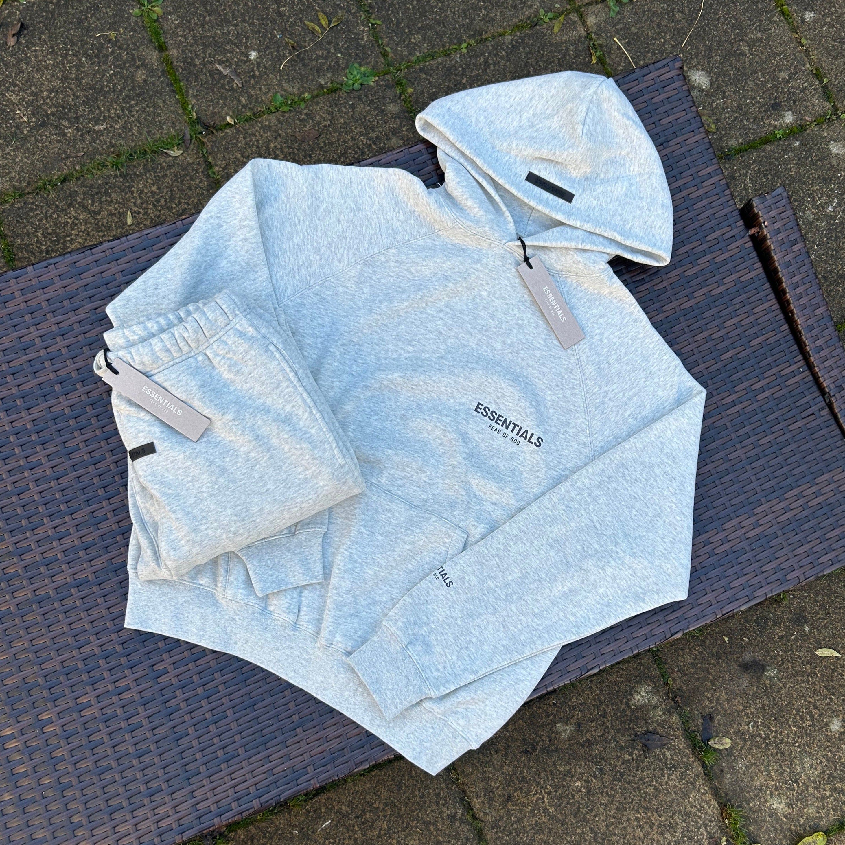 Fear Of God Essentials Light Oatmeal Grey "SS22" Tracksuit