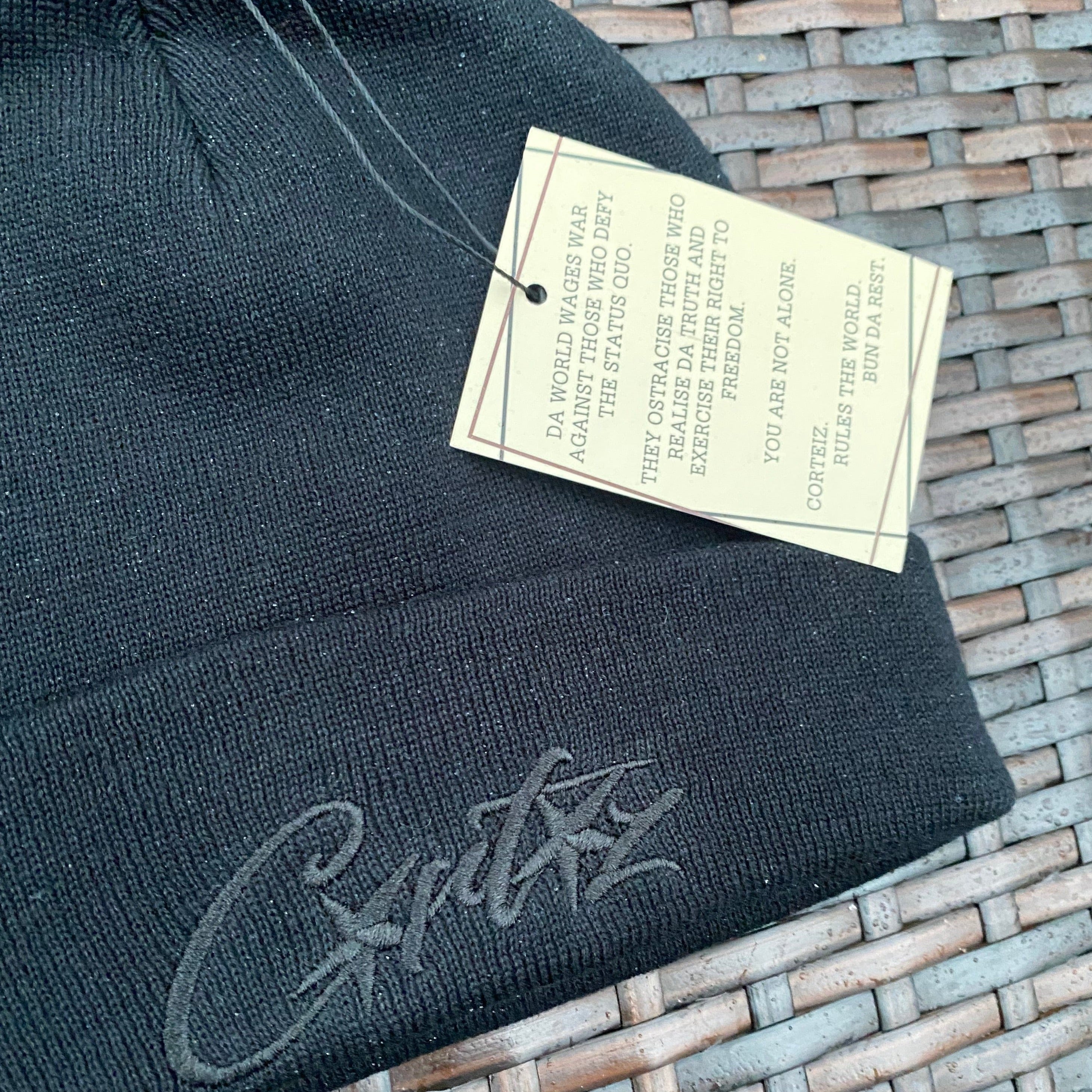 Corteiz Blackout Beanie