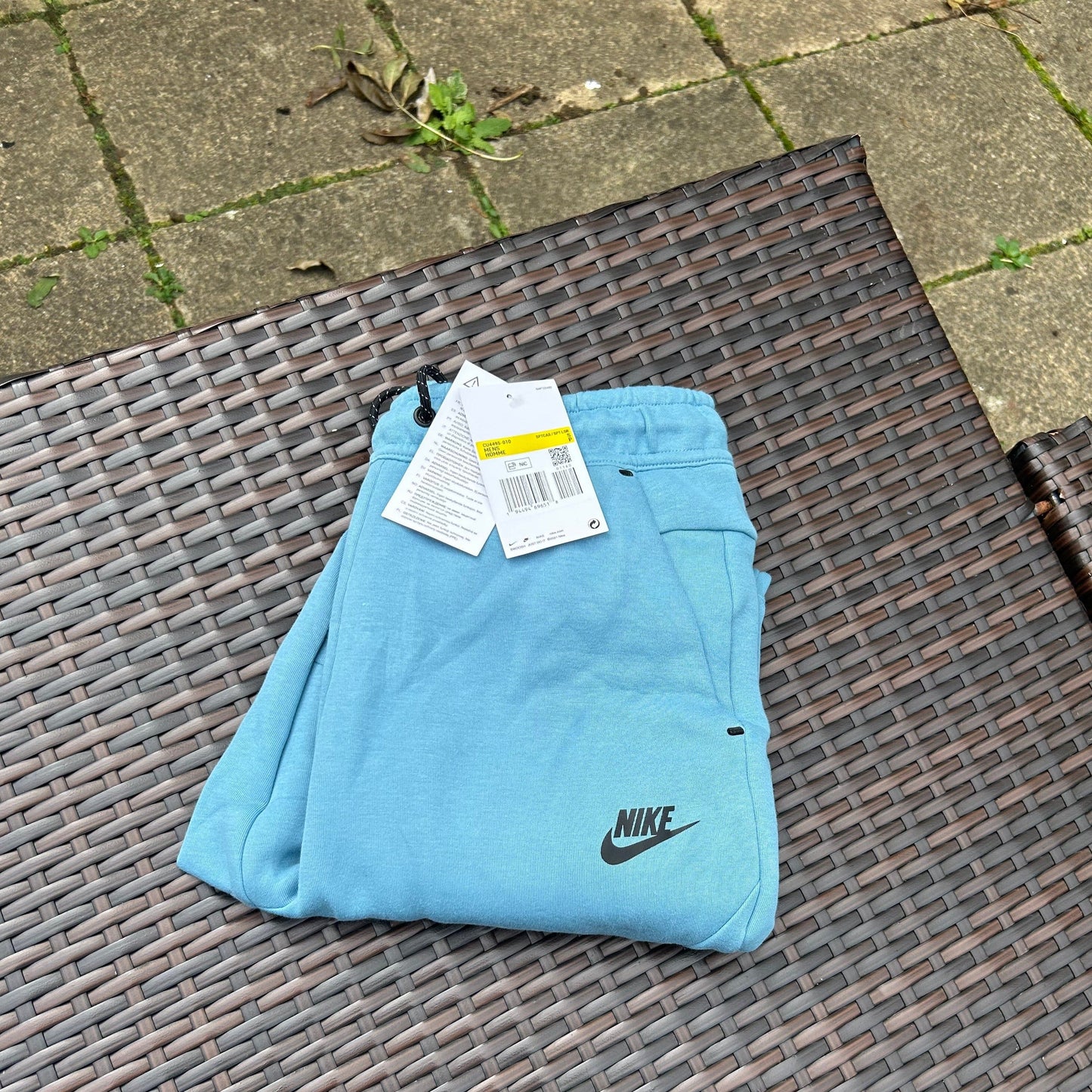 Nike Blue/White/Grey Sportswear Tech Fleece