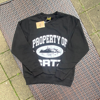 Corteiz Black "Property Of Crtz" Shorts Set
