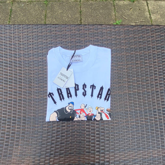 Trapstar x Iceberg White "Popeye Print" T Shirt