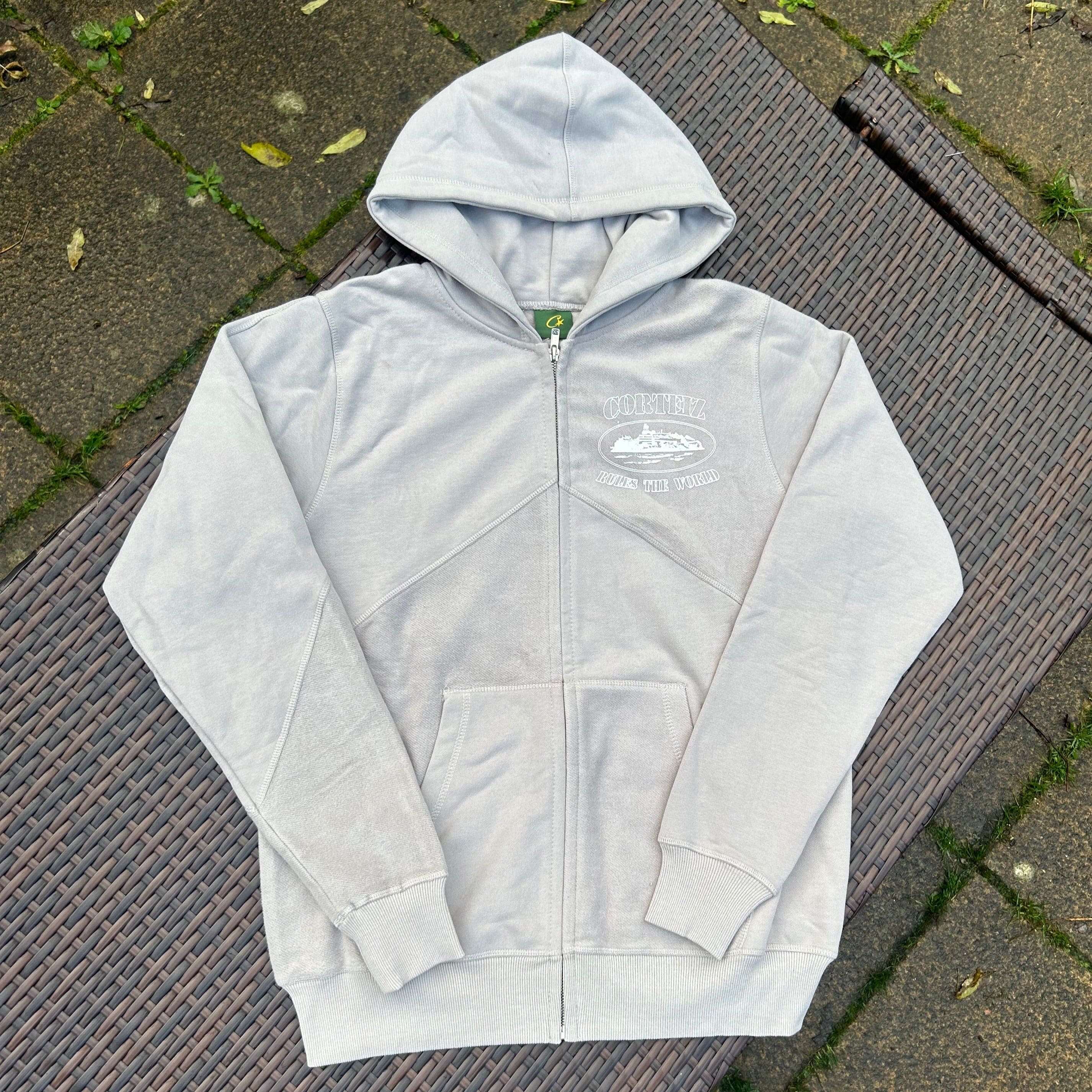 Corteiz Grey "Superior V2" Zip-Up Tracksuit