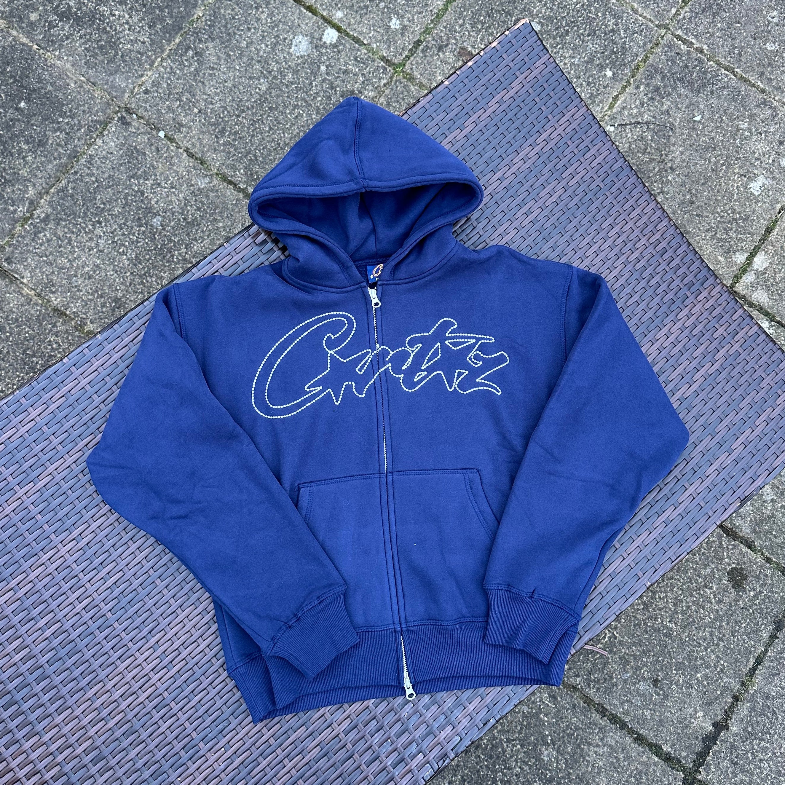 Corteiz Thick Stitch Allstarz Navy Tracksuit
