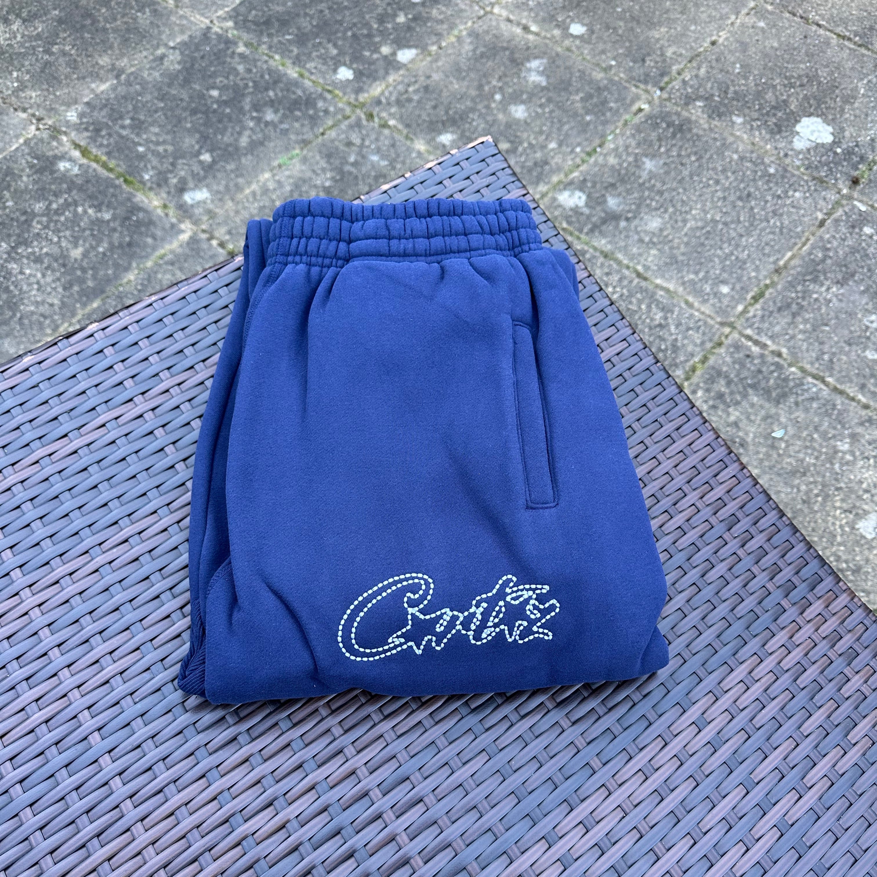 Corteiz Thick Stitch Allstarz Navy Tracksuit