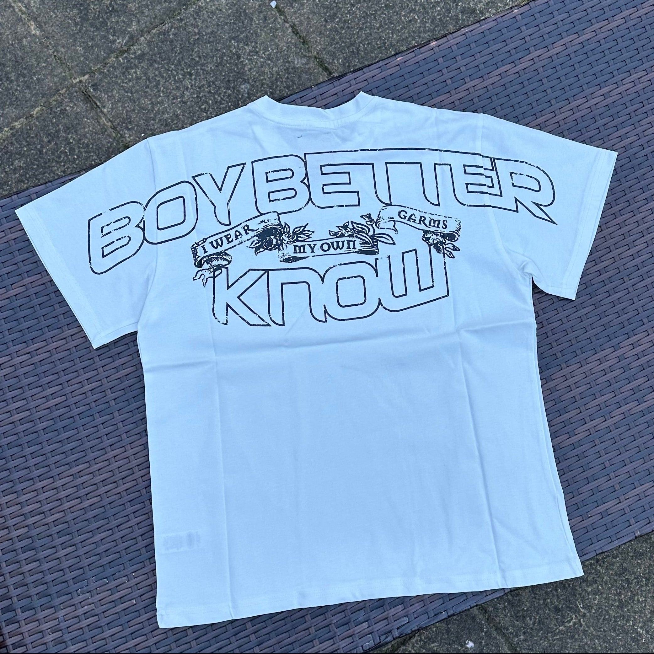 Corteiz RTW x BBK Royale Heavyweight White T-Shirt