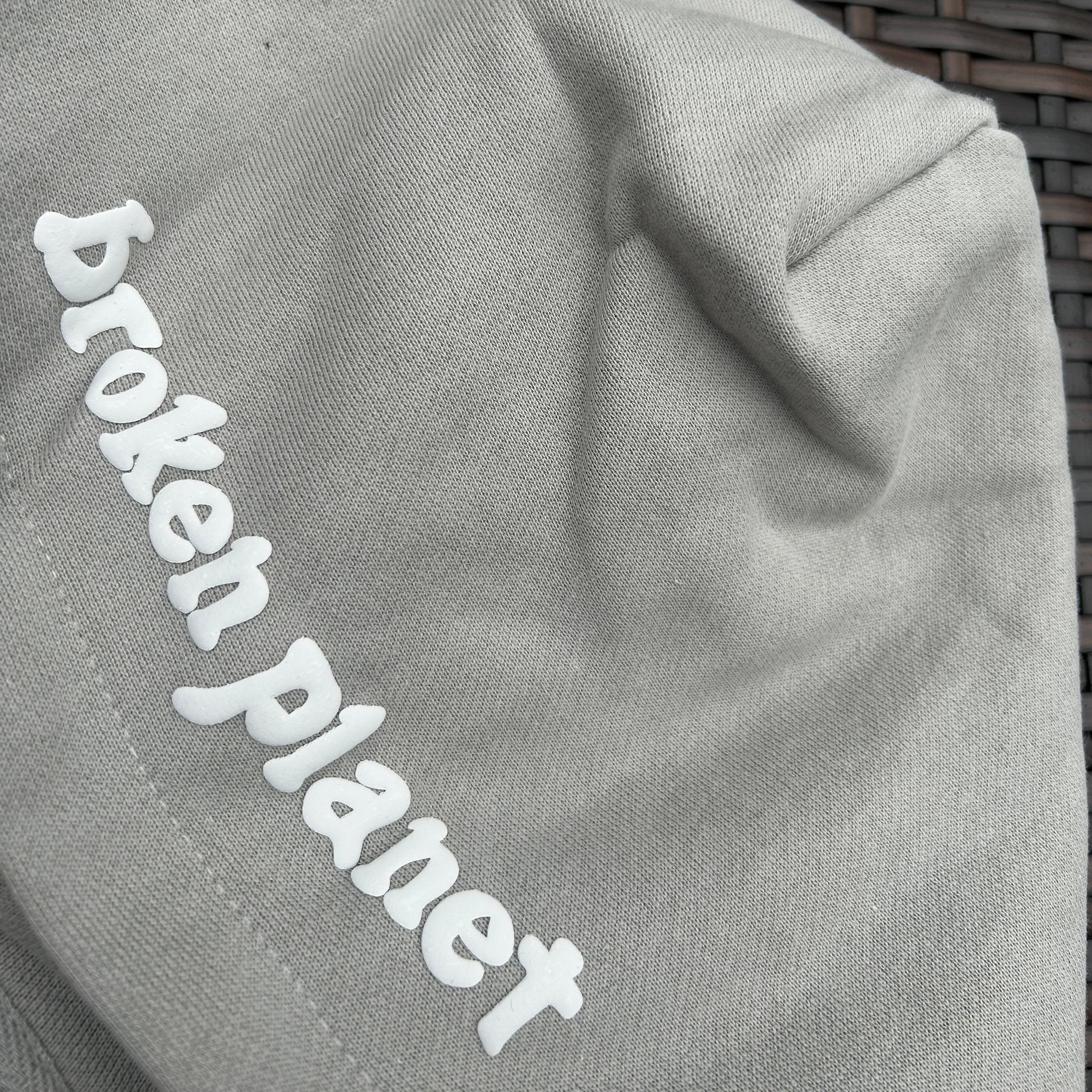 Broken Planet "Stone Grey" Zip-Up Hoodie