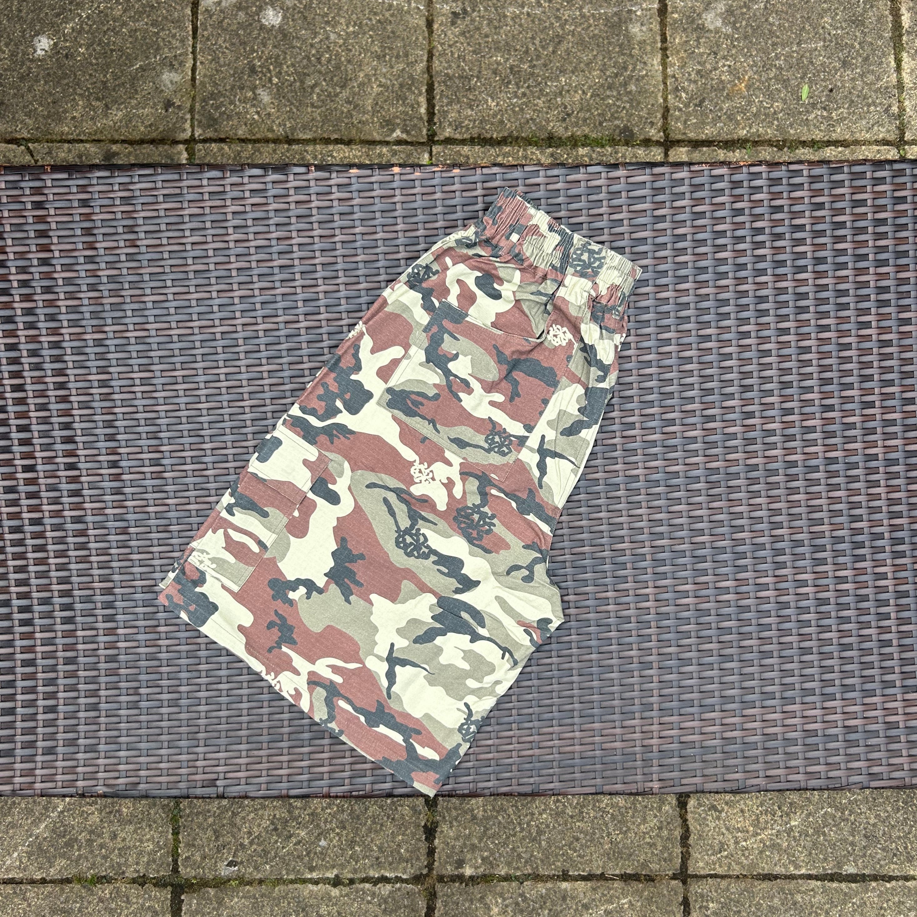 Mertra Camo Ripstop Cargo Shorts