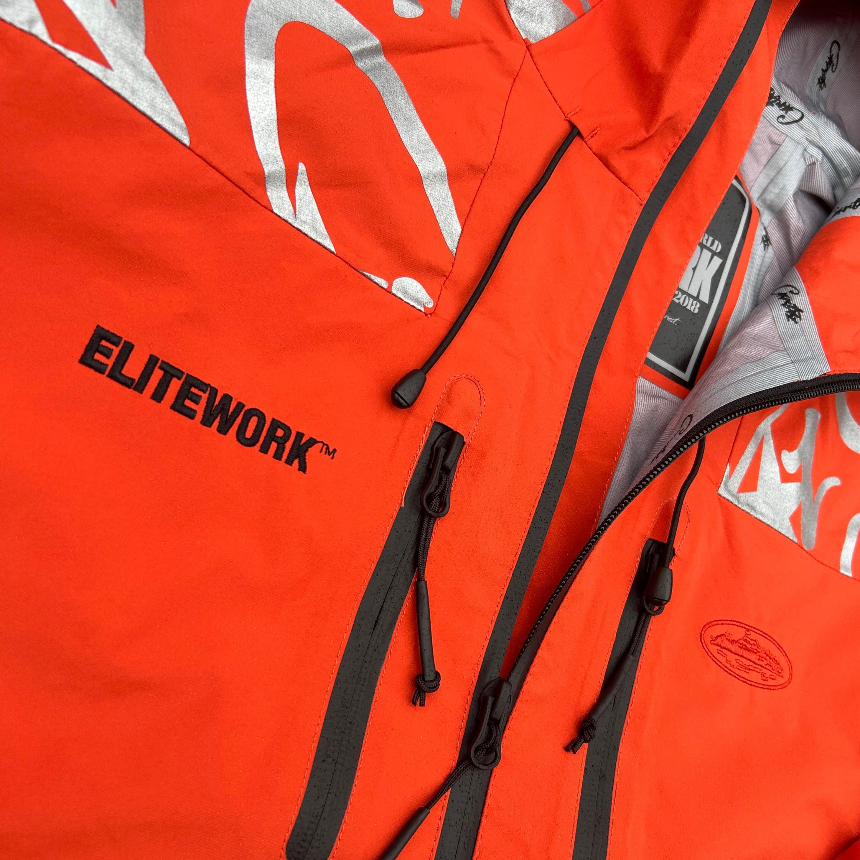 Corteiz Orange Elitework Shell Jacket