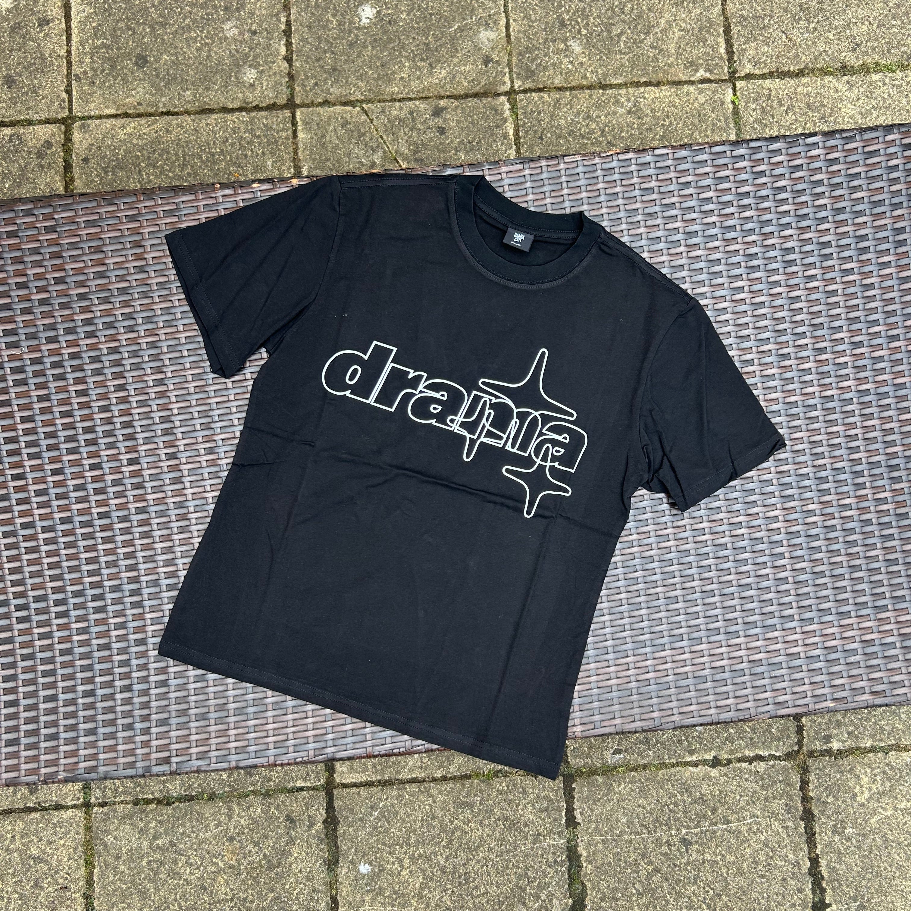 Drama Call Black/White Logo T Shirt