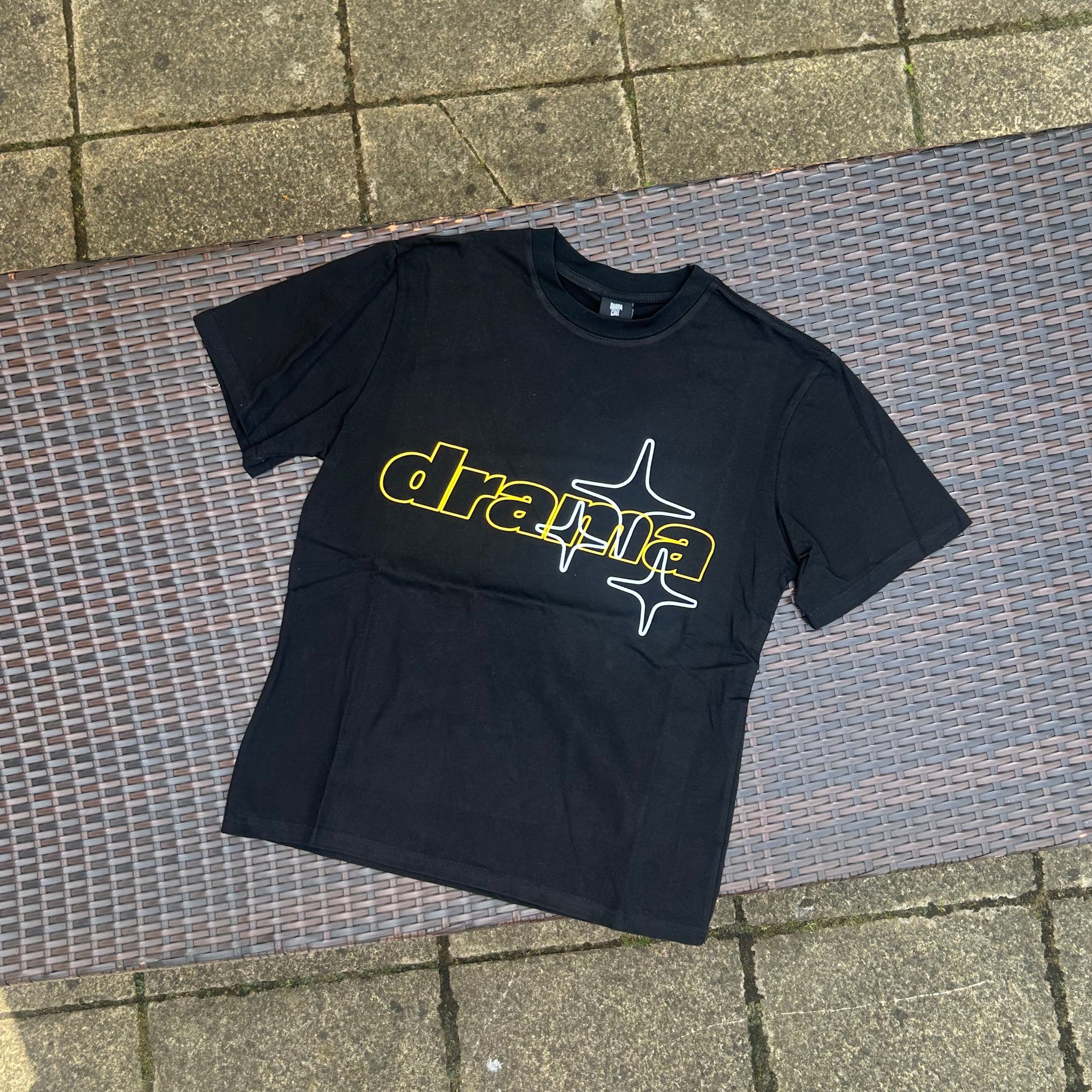 Drama Call Black/Yellow Logo T Shirt