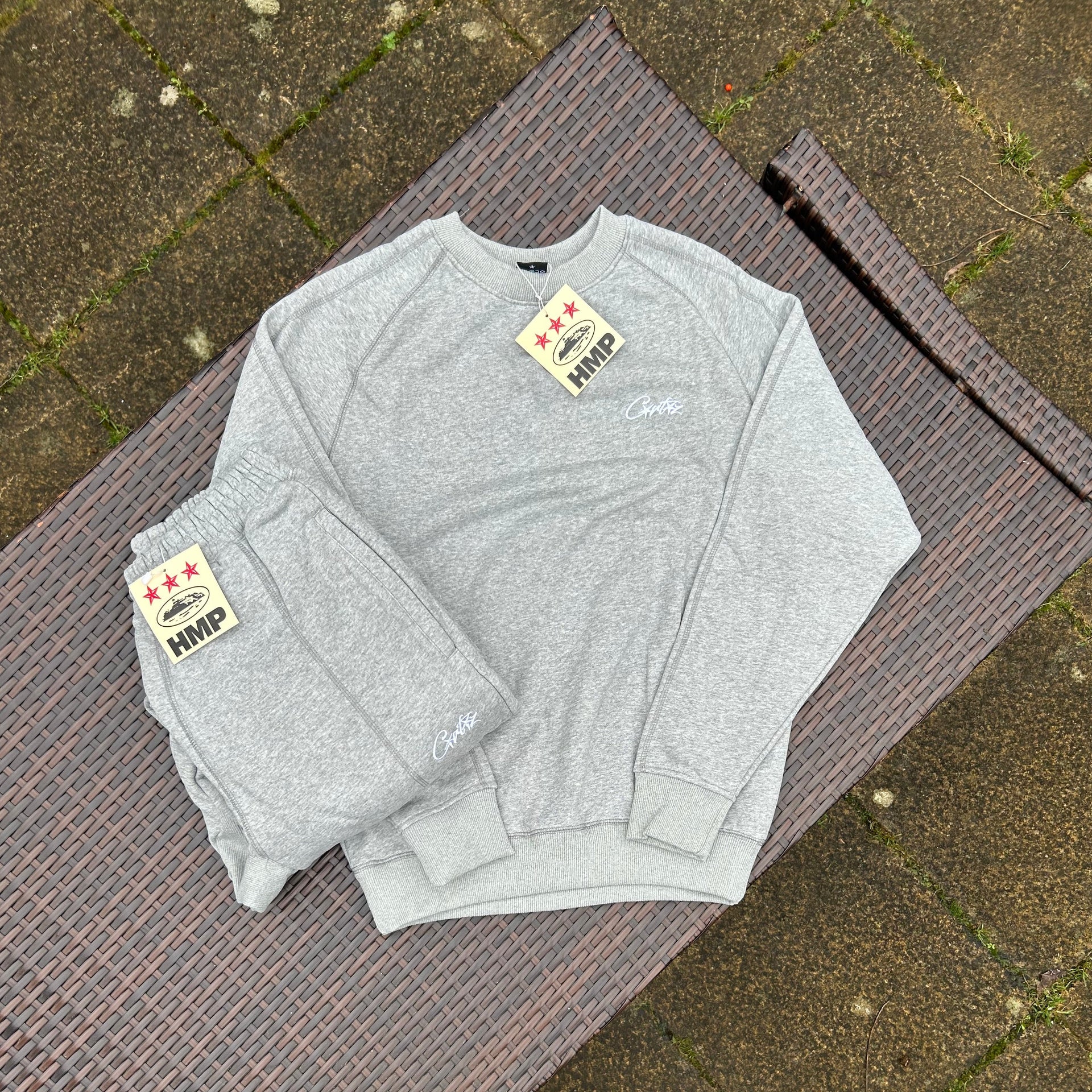 Corteiz RTW Allstarz HMP Grey Tracksuit | Twentytwo Supplies