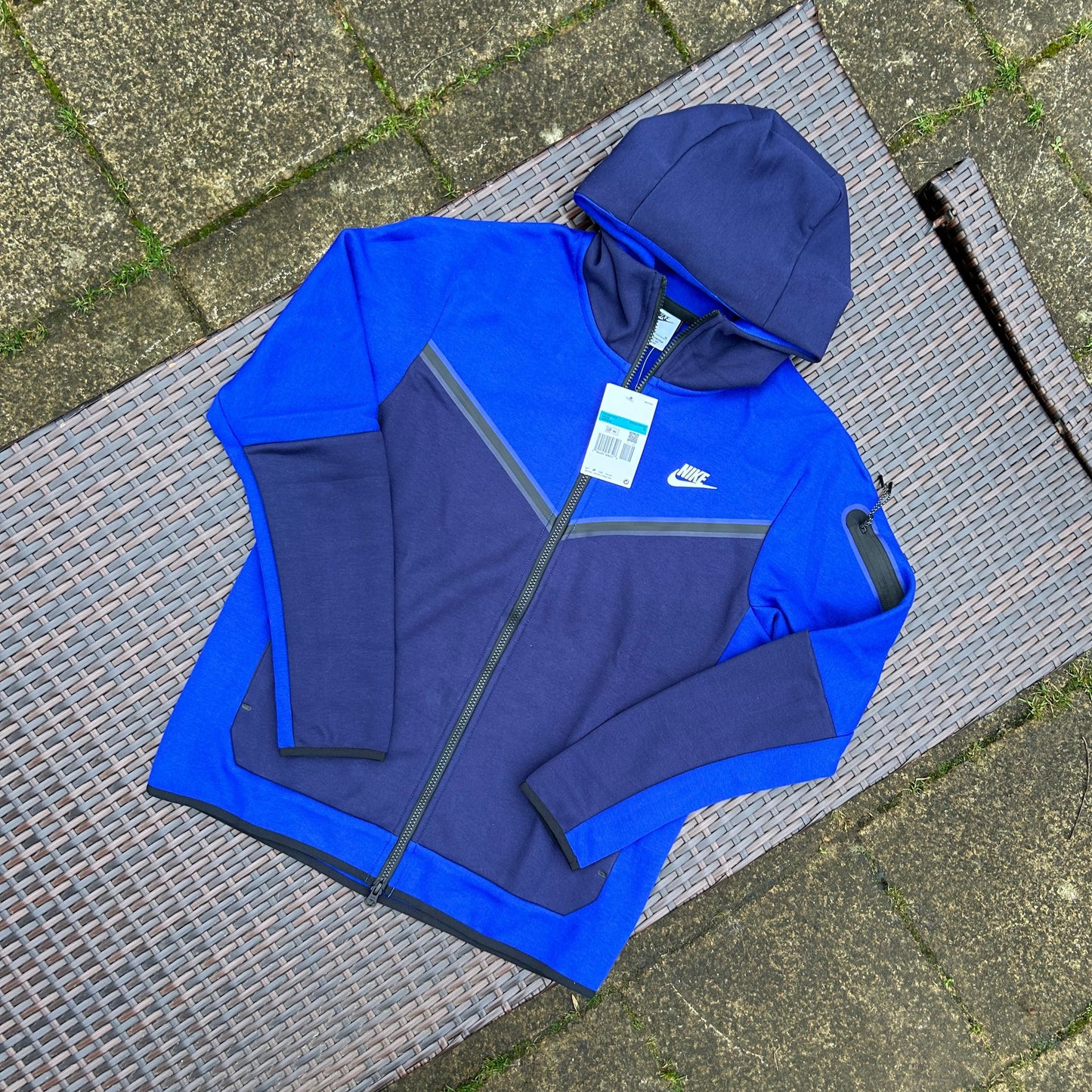 Nike Blackened Blue/Royal Blue Sportswear Tech Fleece