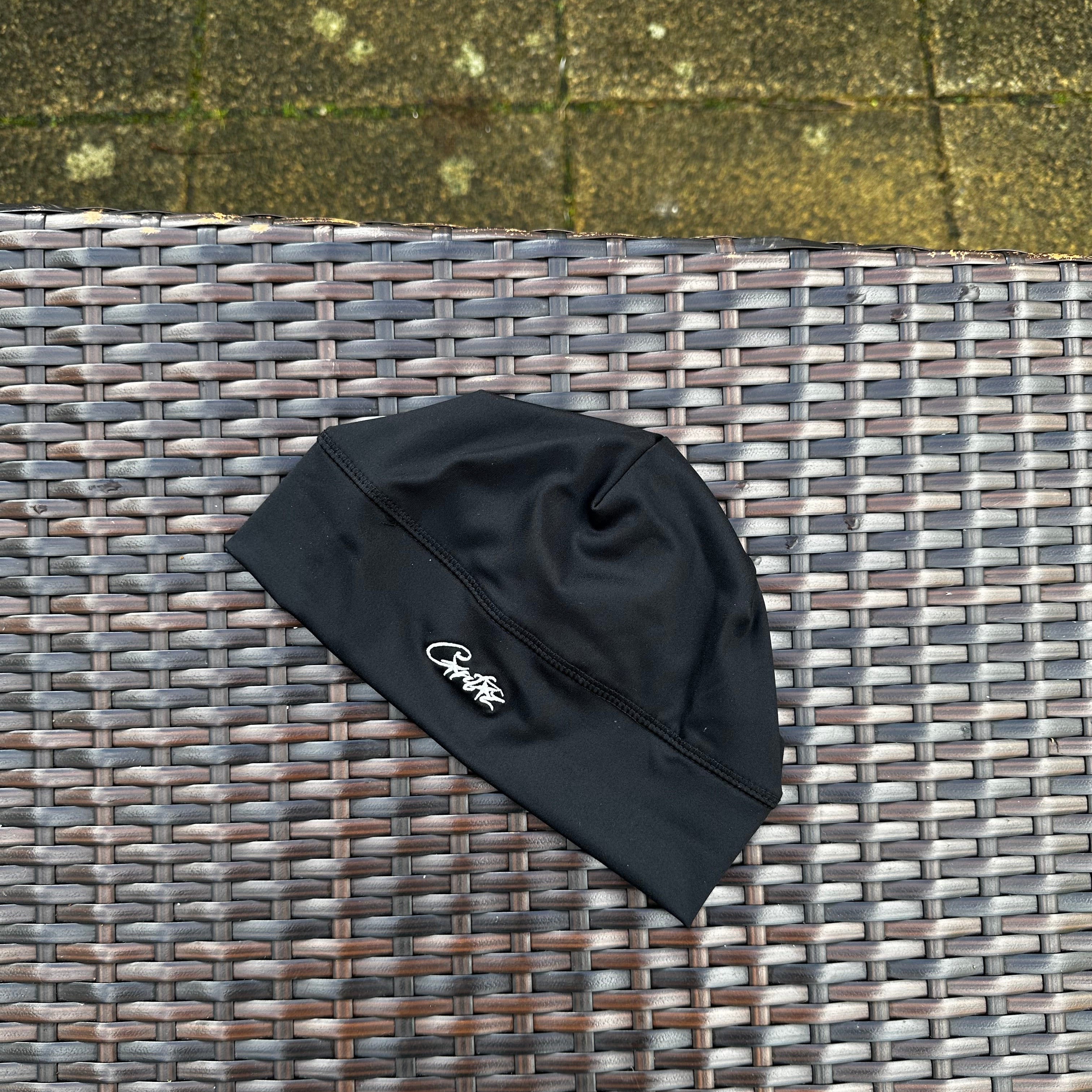 Corteiz Black/White RTW Liteworky Skull Cap