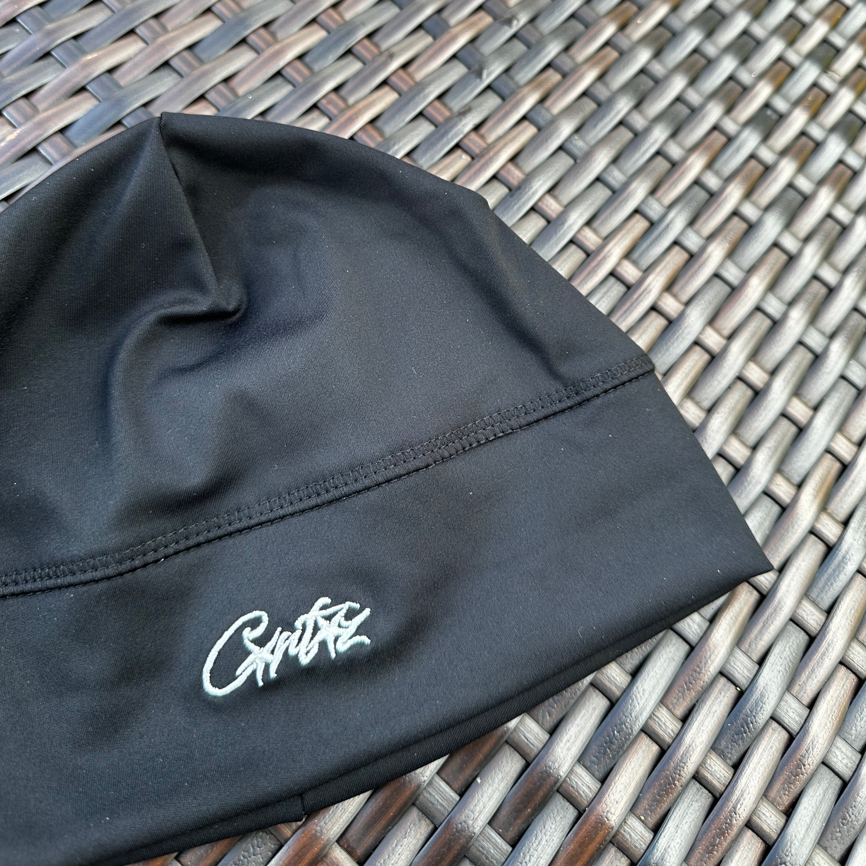 Corteiz Black/White RTW Liteworky Skull Cap