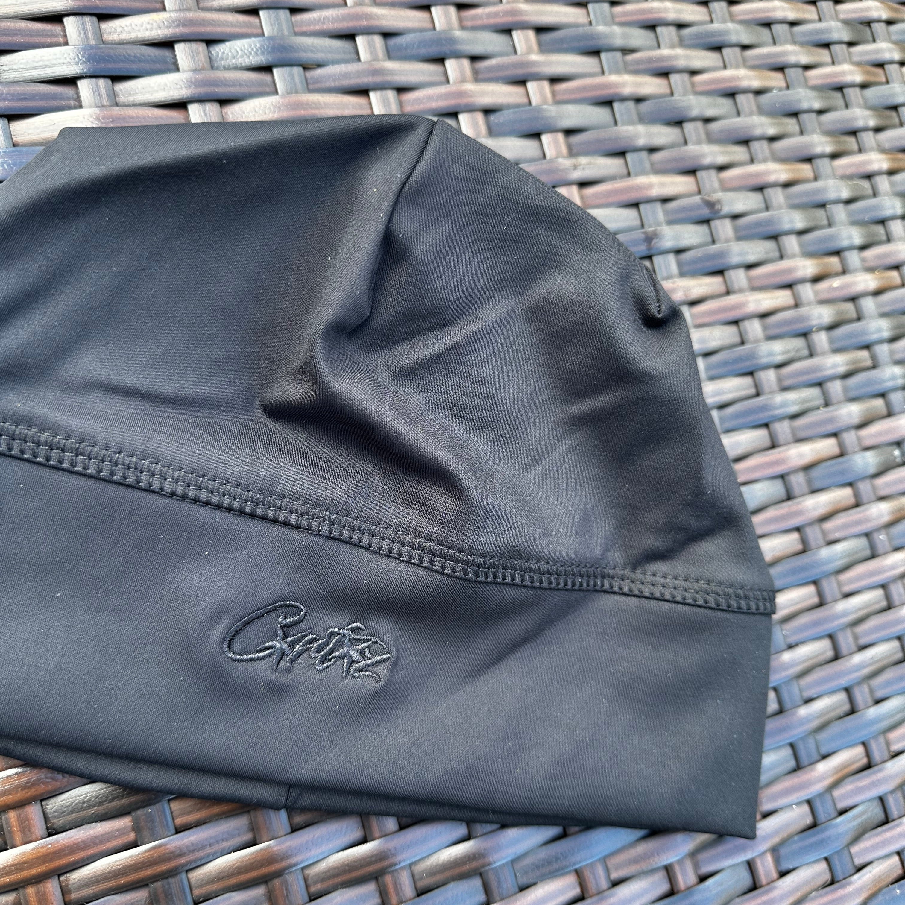 Corteiz Black RTW Liteworky Skull Cap