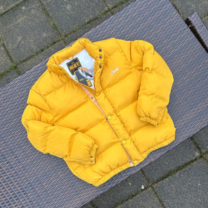 Corteiz Yellow/White "Bolo" Puffer Jacket