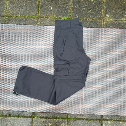 Carsicko Black Utility Multi Pocketed Trousers