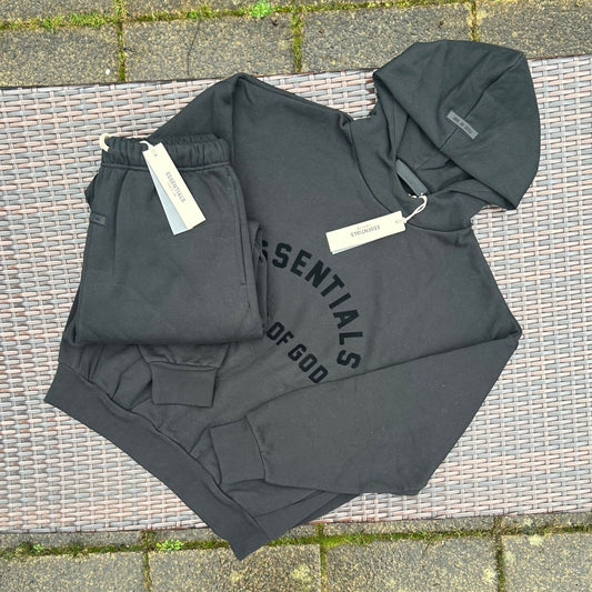 Fear Of God Essentials Black "SS23" Tracksuit