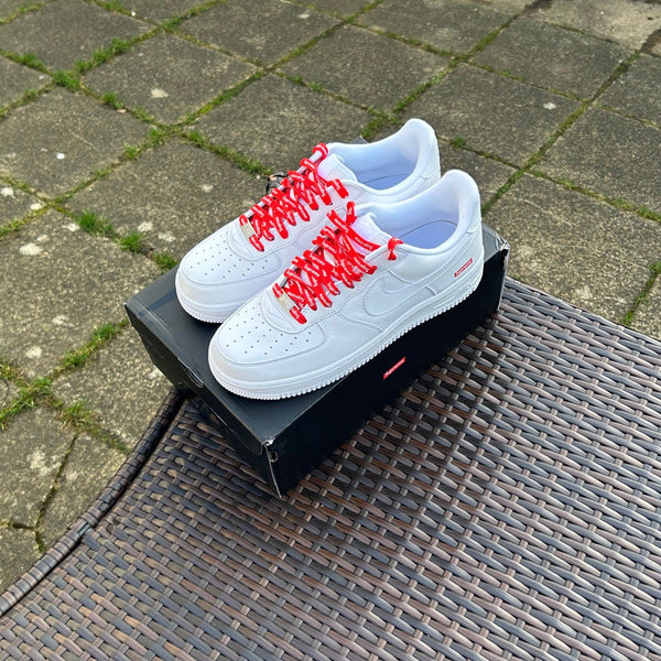 Nike Supreme White Air Force 1 | Twentytwo Supplies