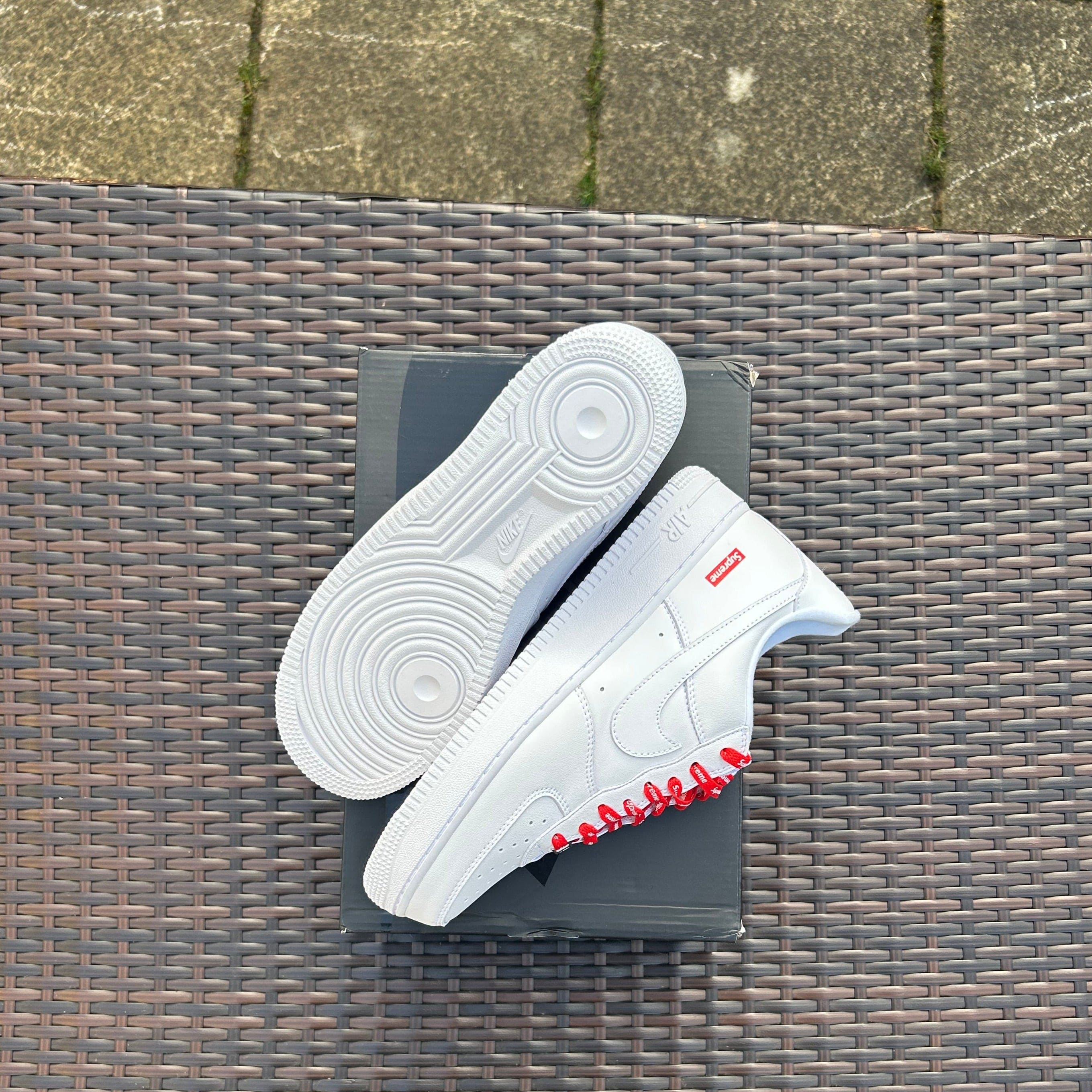 Nike Supreme White Air Force 1 Twentytwo Supplies