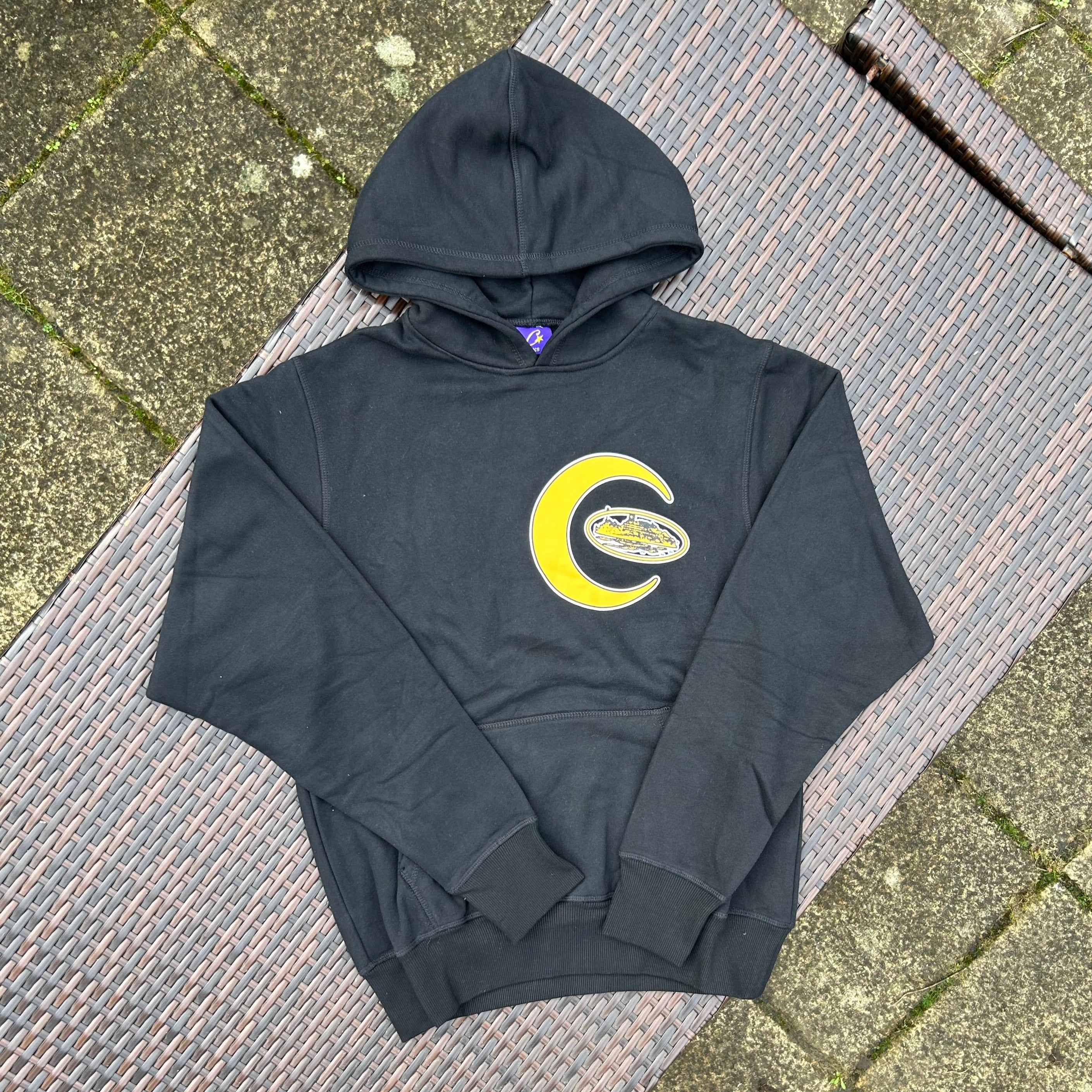 Corteiz Black/Yellow Alcatraz "Moon" Tracksuit