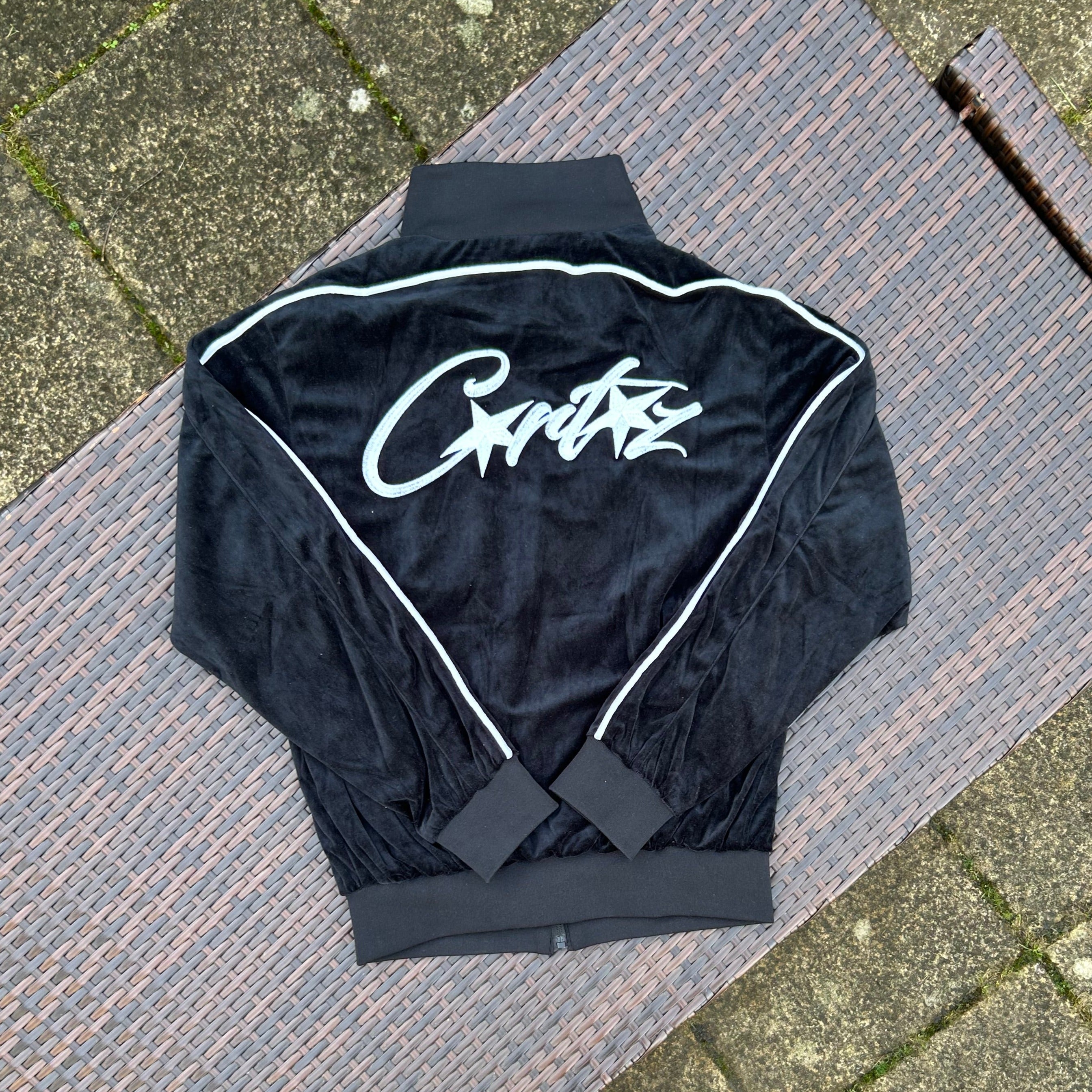 Corteiz Black Velour Tracksuit