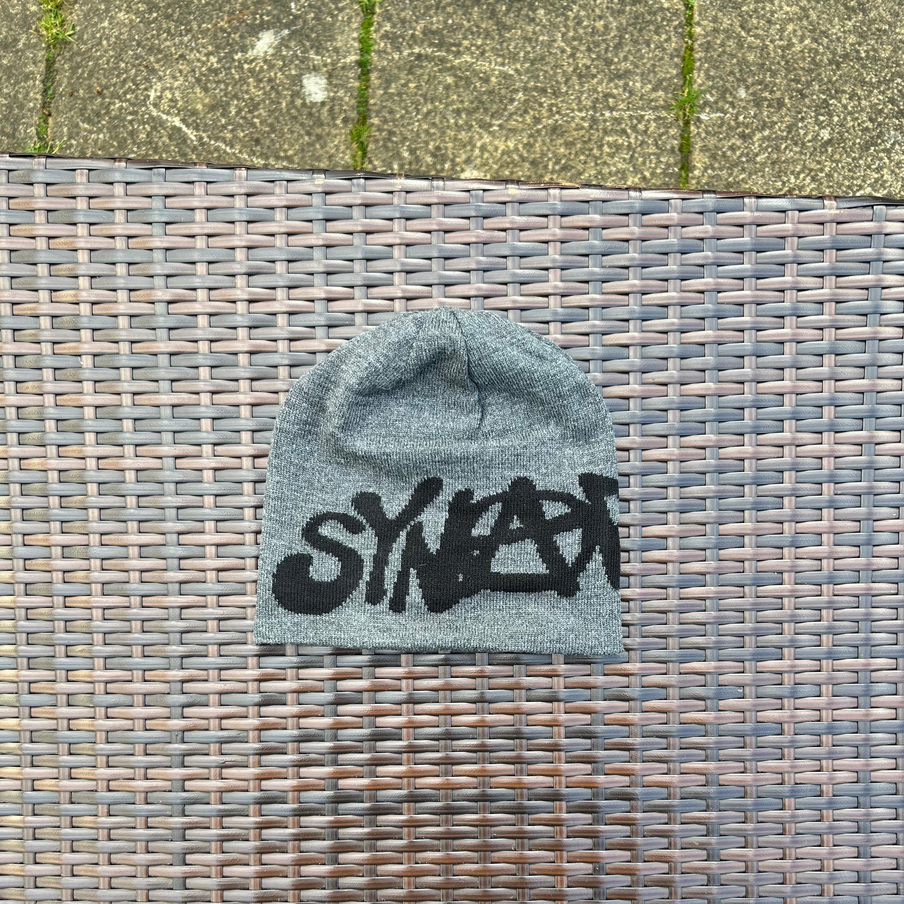 Syna World Black/Grey “Synarchy” Reversible Beanie