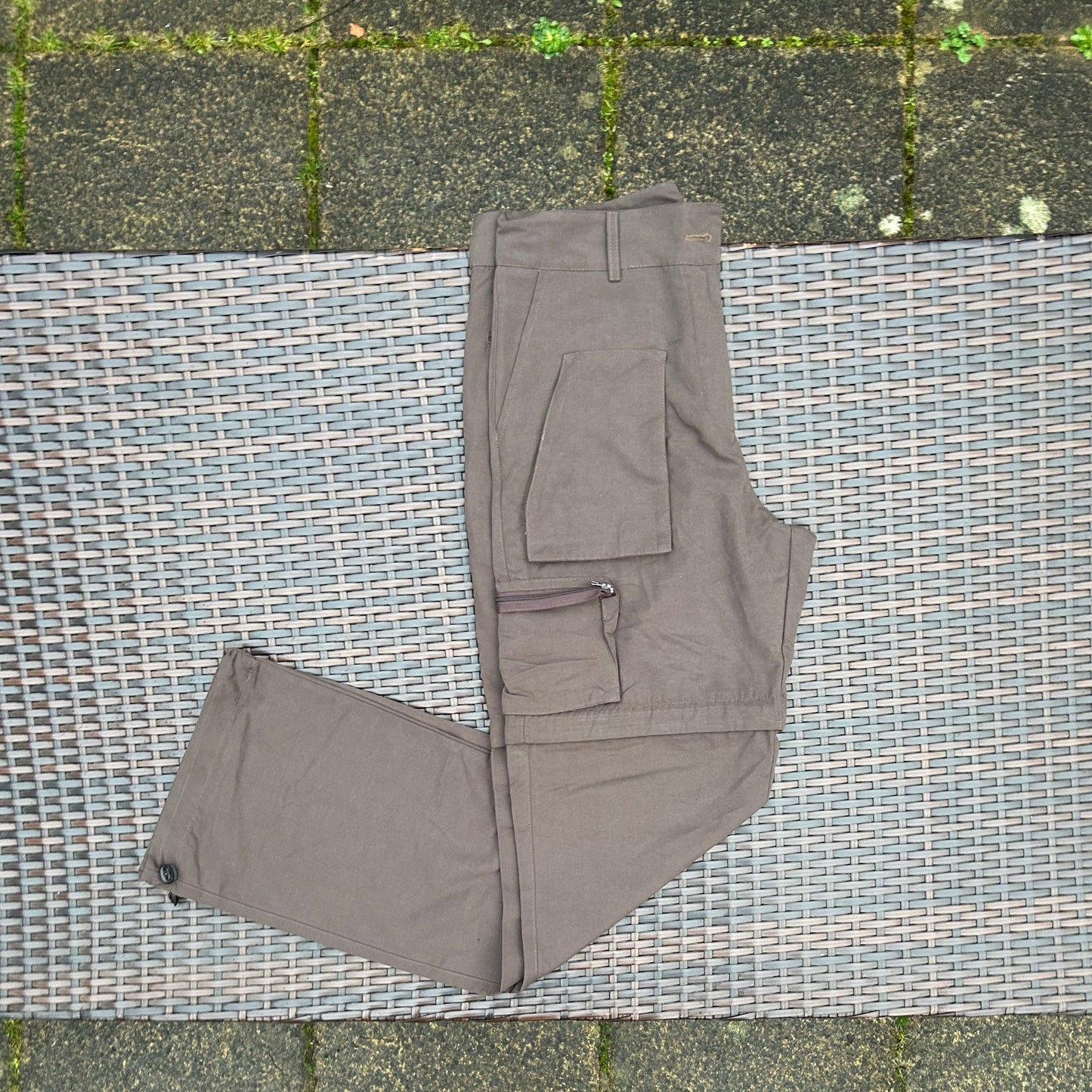 Carsicko Brown Utility Multi Pocketed Trousers