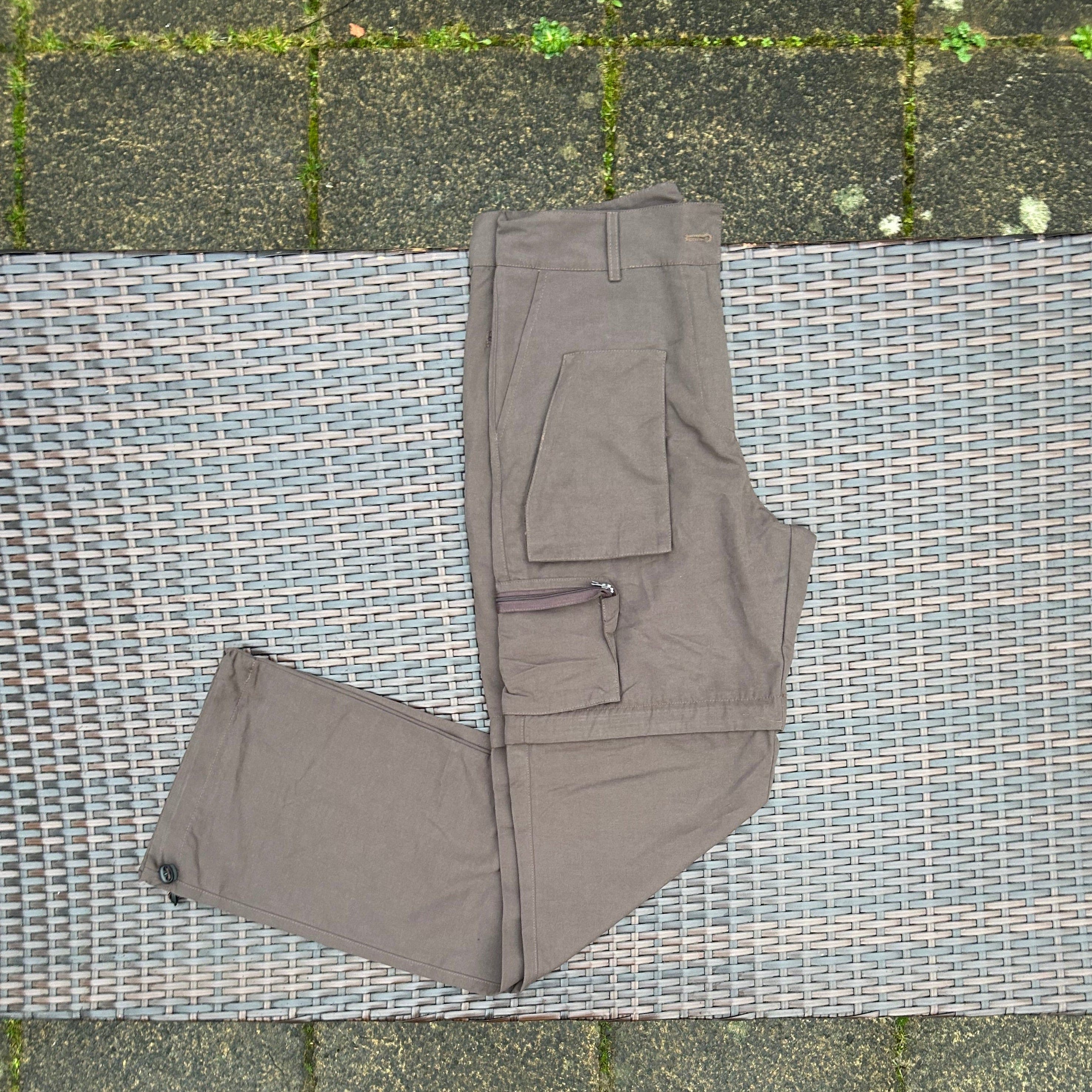 Carsicko Brown Utility Multi Pocketed Trousers