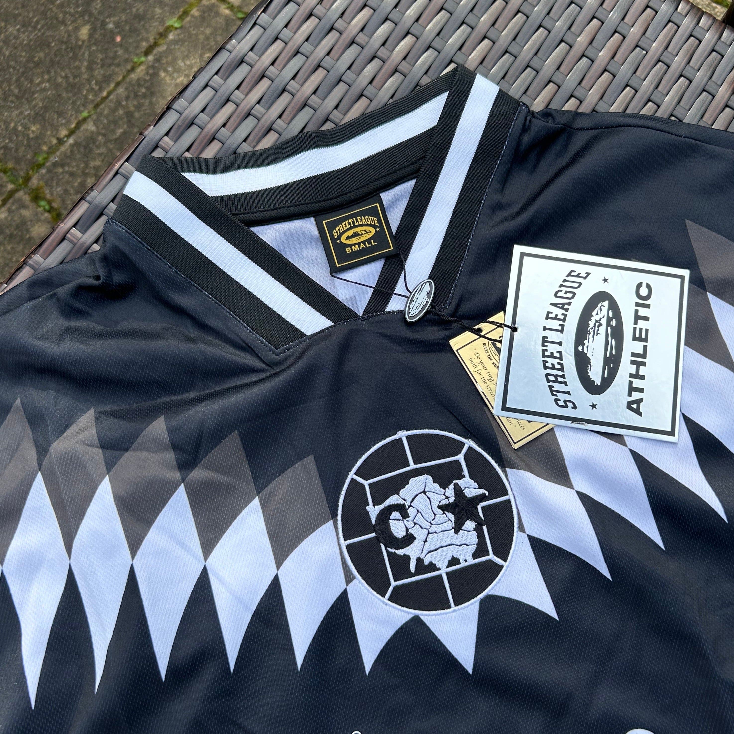 Corteiz Blackout "CRTZ RTW" Football Jersey