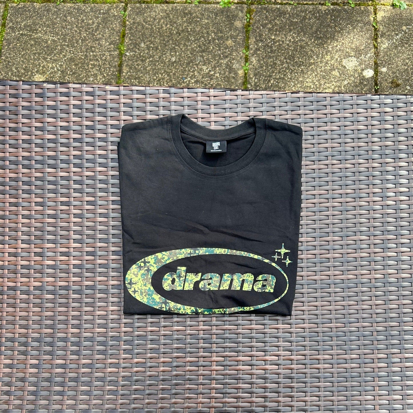 Drama Call Black/Camo T Shirt