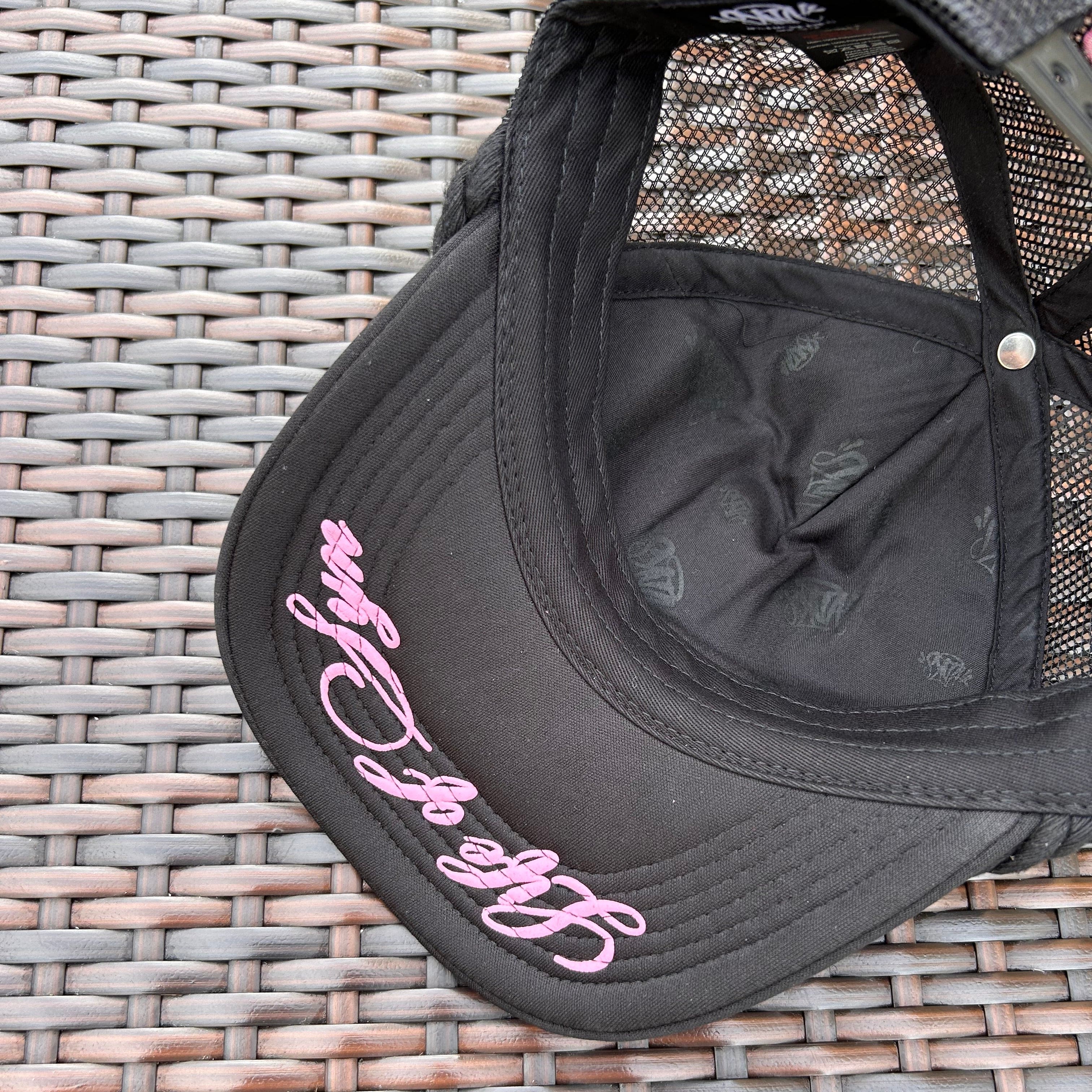 Syna World Black/Pink Rope Trucker Hat
