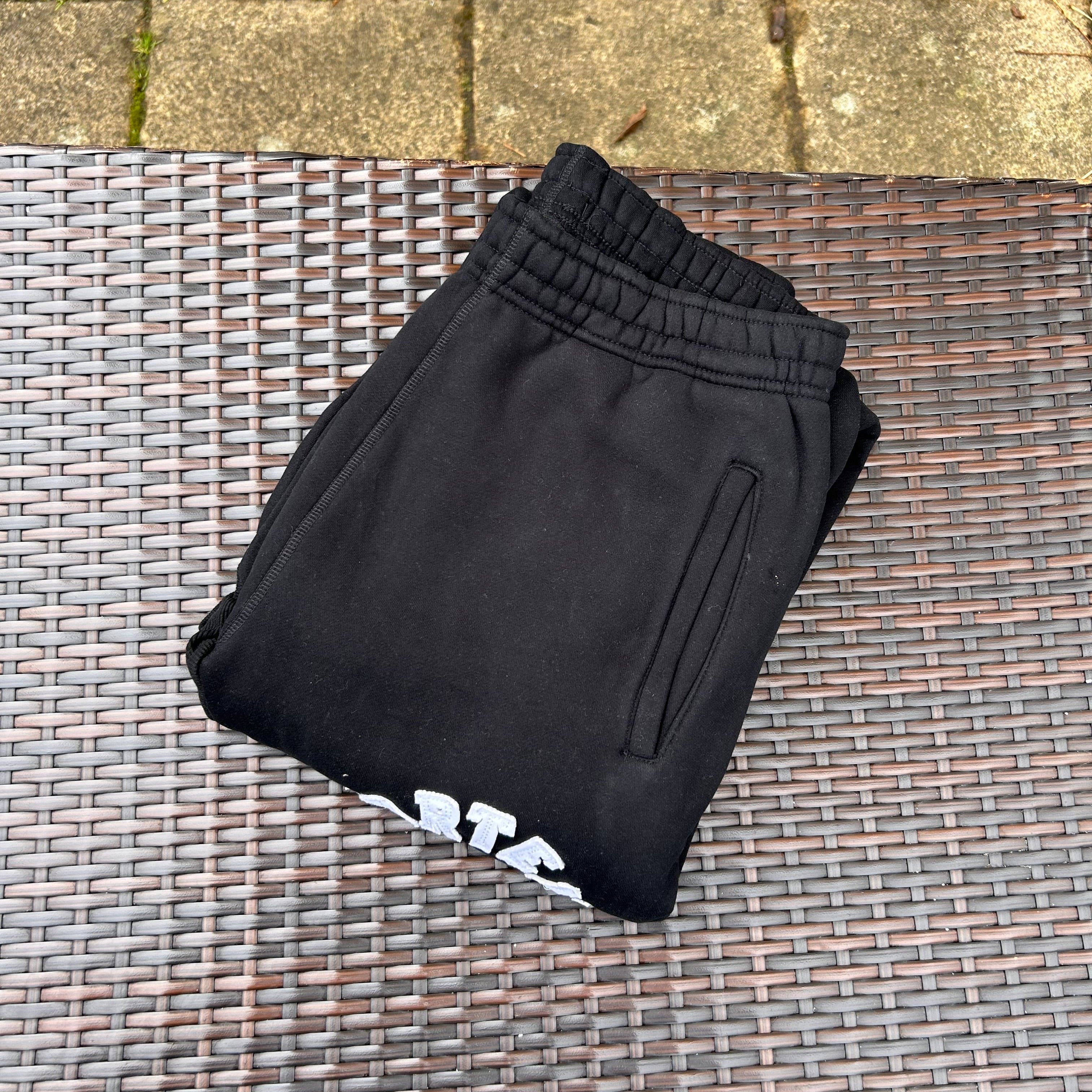 Corteiz Black/White "Colly Arch" Tracksuit