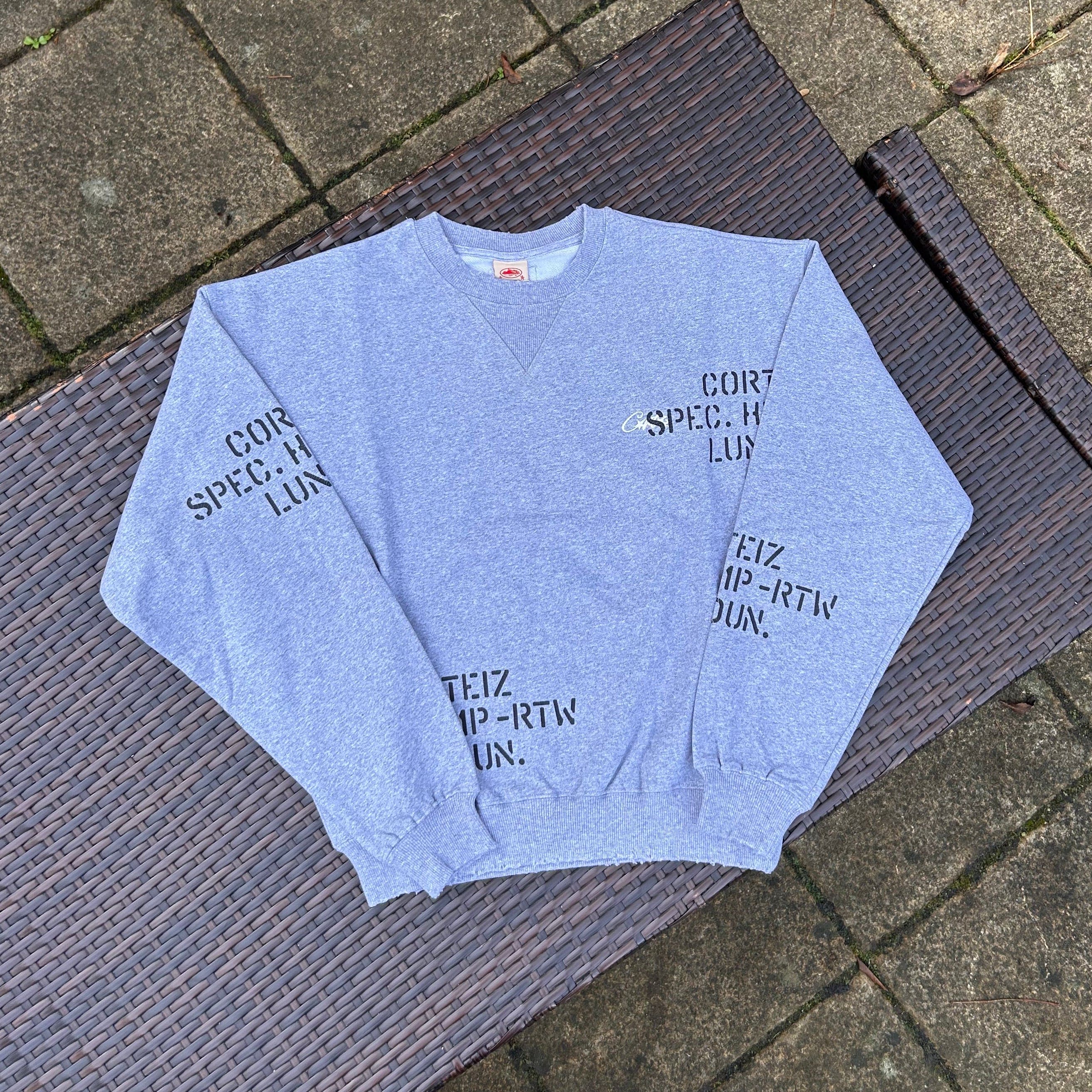 Corteiz RTW HMP Stencil Grey Tracksuit