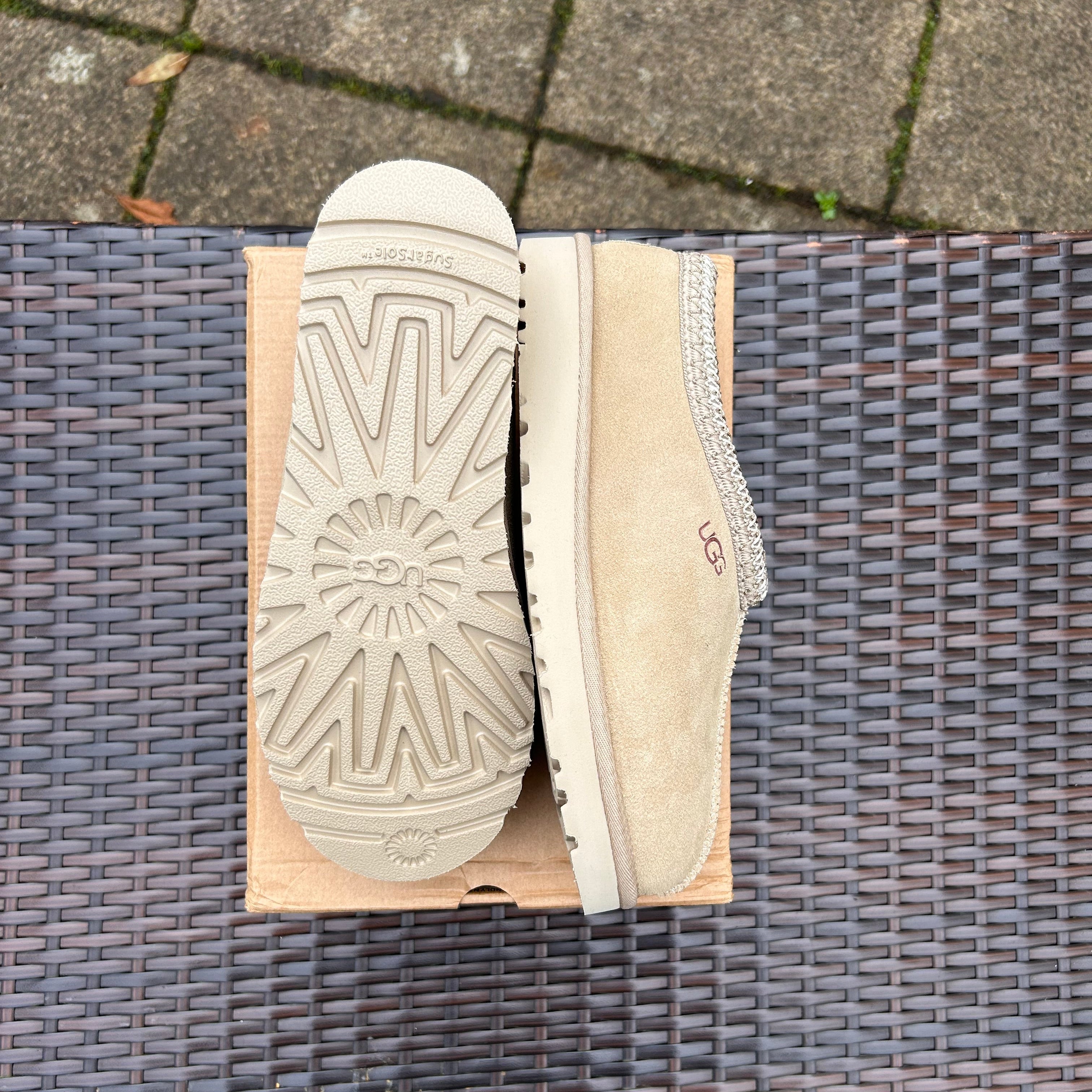 Ugg Men's 'Beige' Tasman Slippers