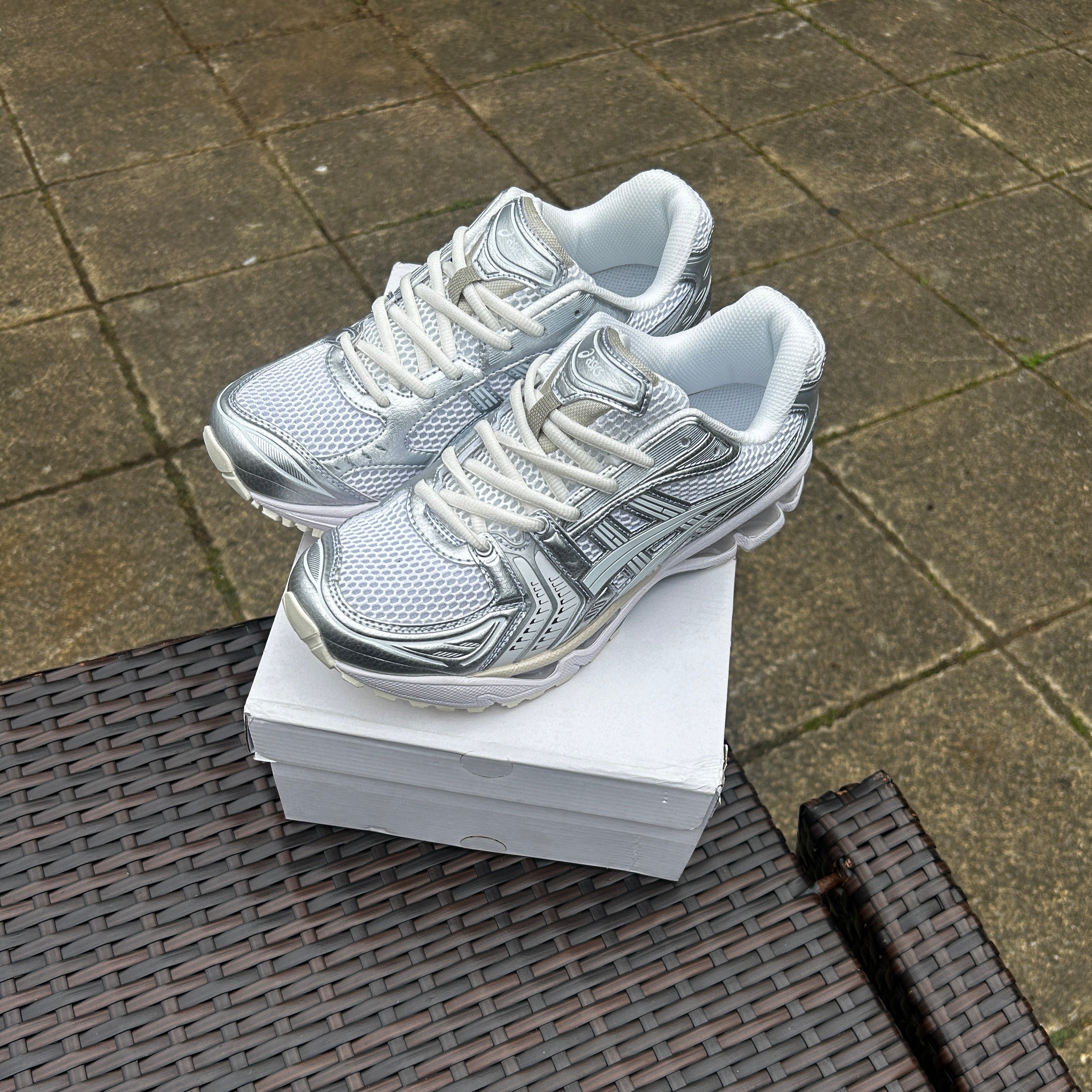 ASICS Gel Kayano 14 "Silver White"