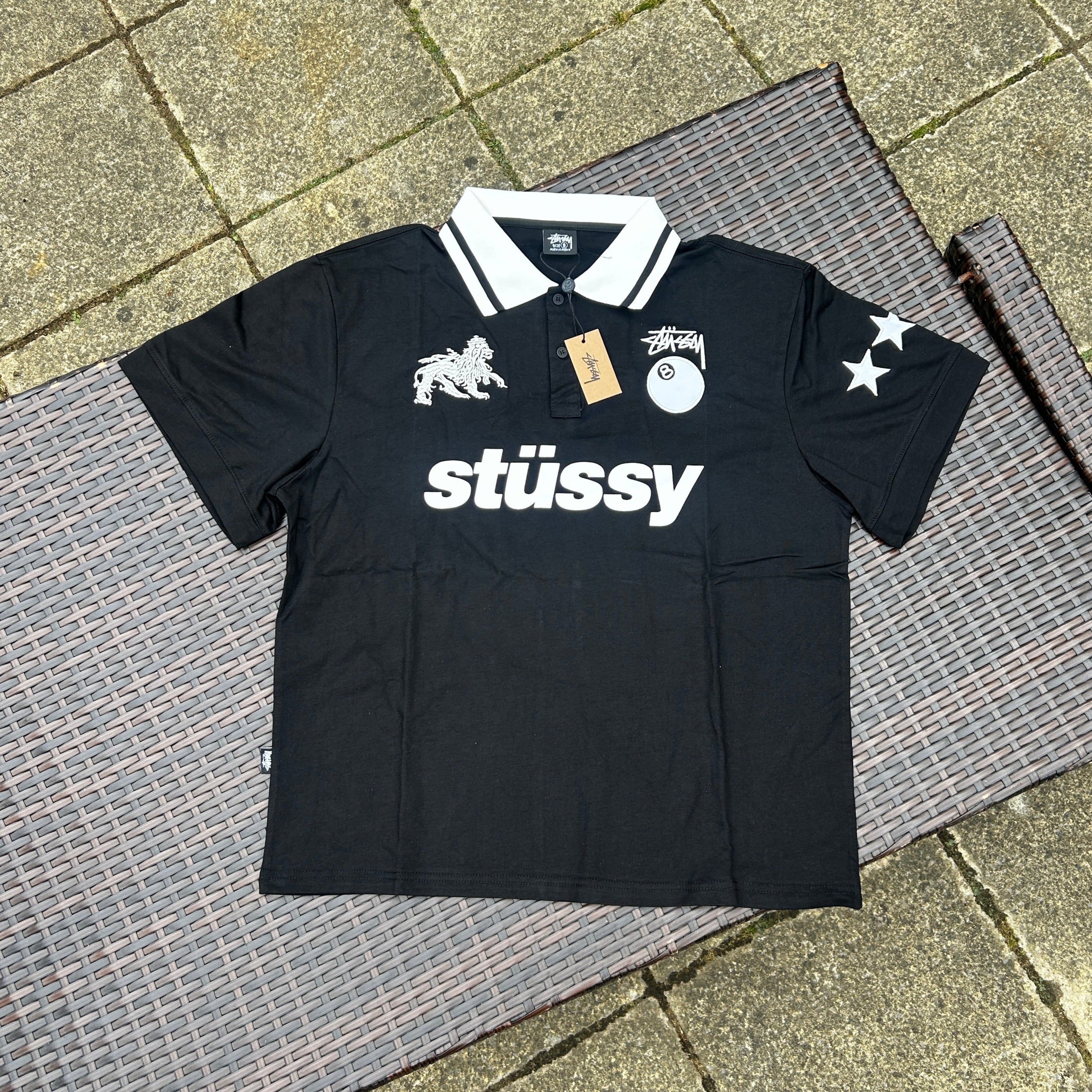 Stussy Black/White 8 Ball T Shirt