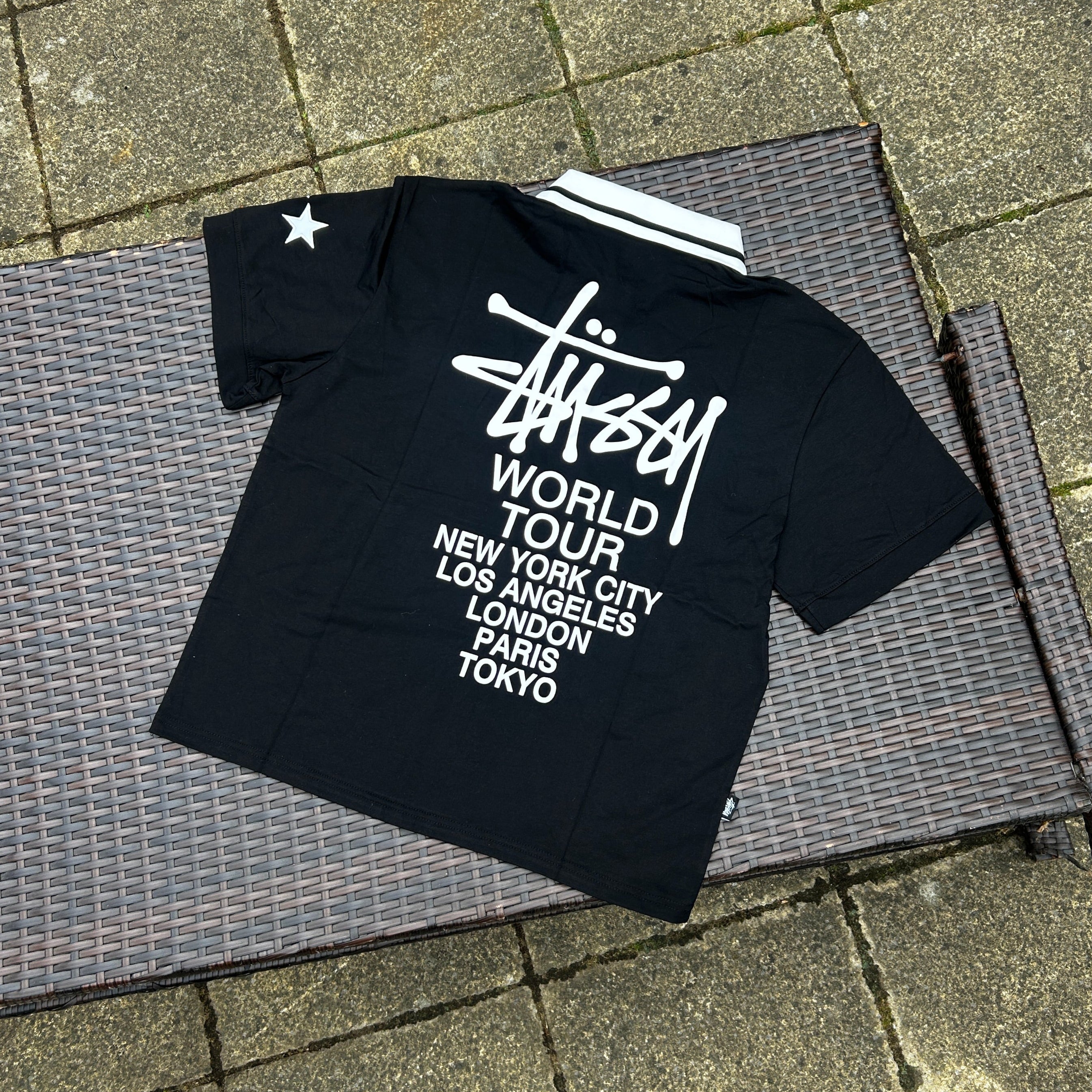 Stussy Black/White 8 Ball T Shirt