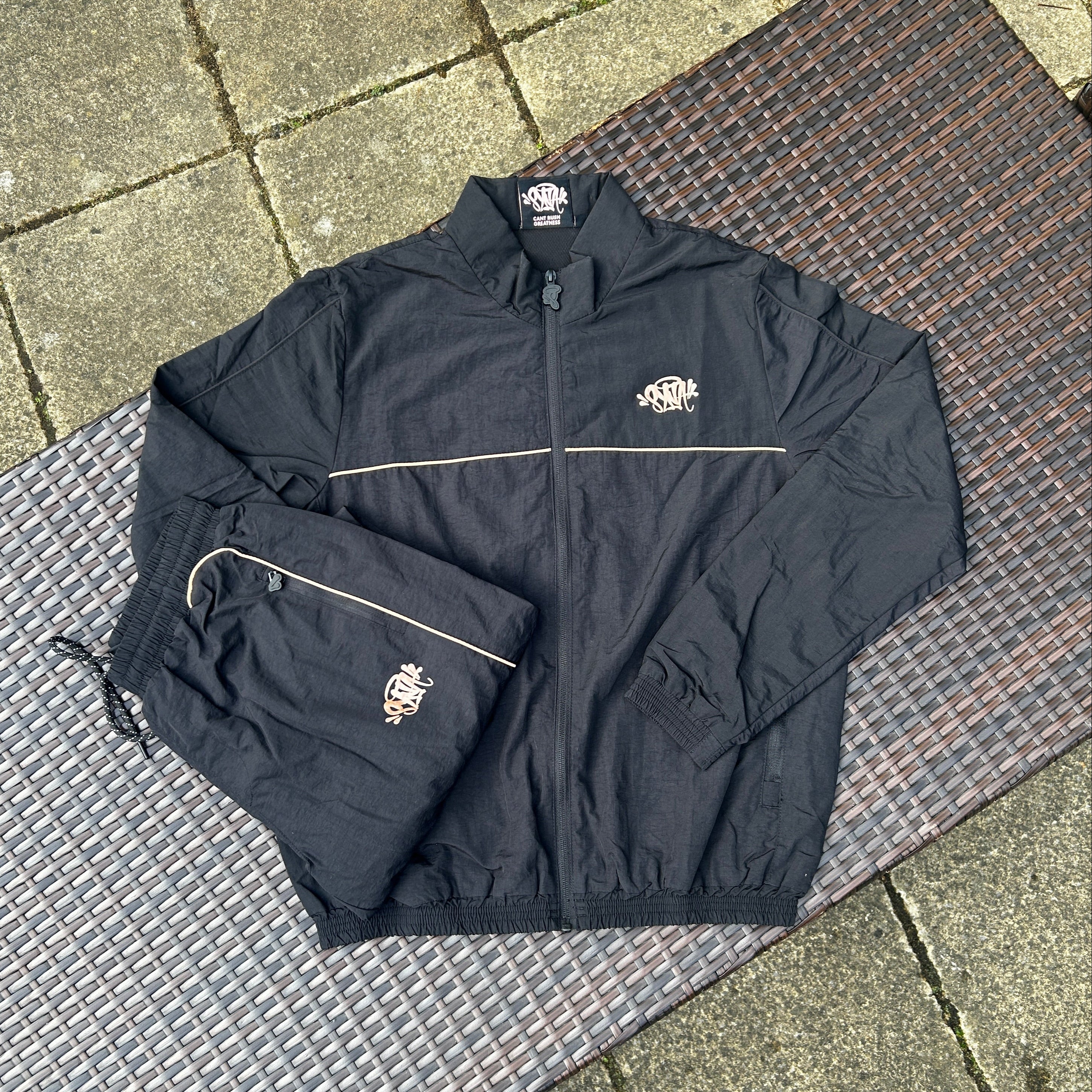 Syna World Black/Rose Gold "CRG Logo Shell" Tracksuit
