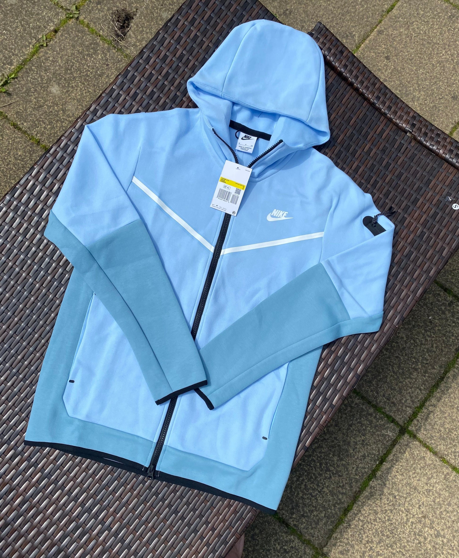 Light Blue Nike Sportswear Tech Fleece | Twentytwo Supplies