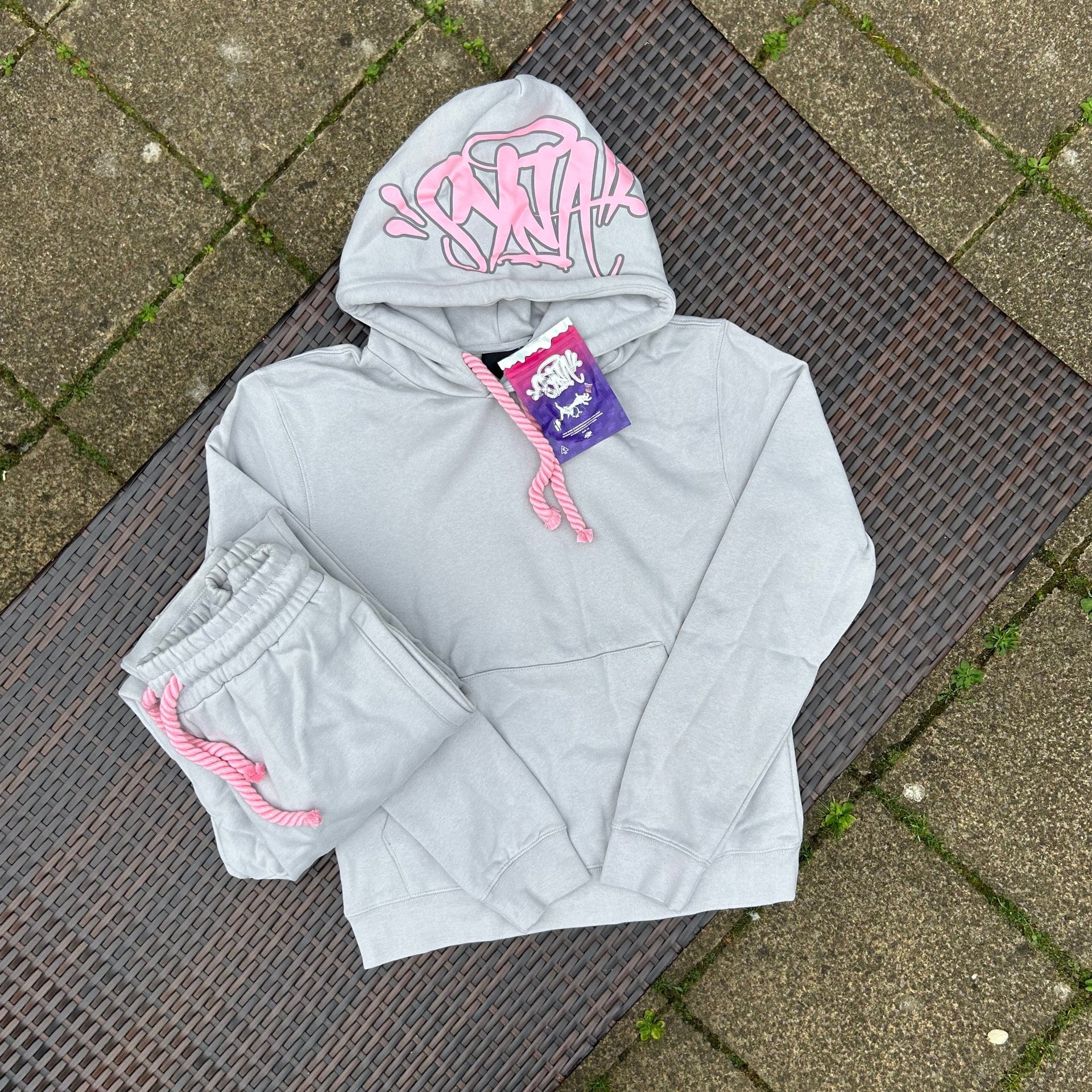 Syna World Tracksuit gray x pink ひく XXLサイズ