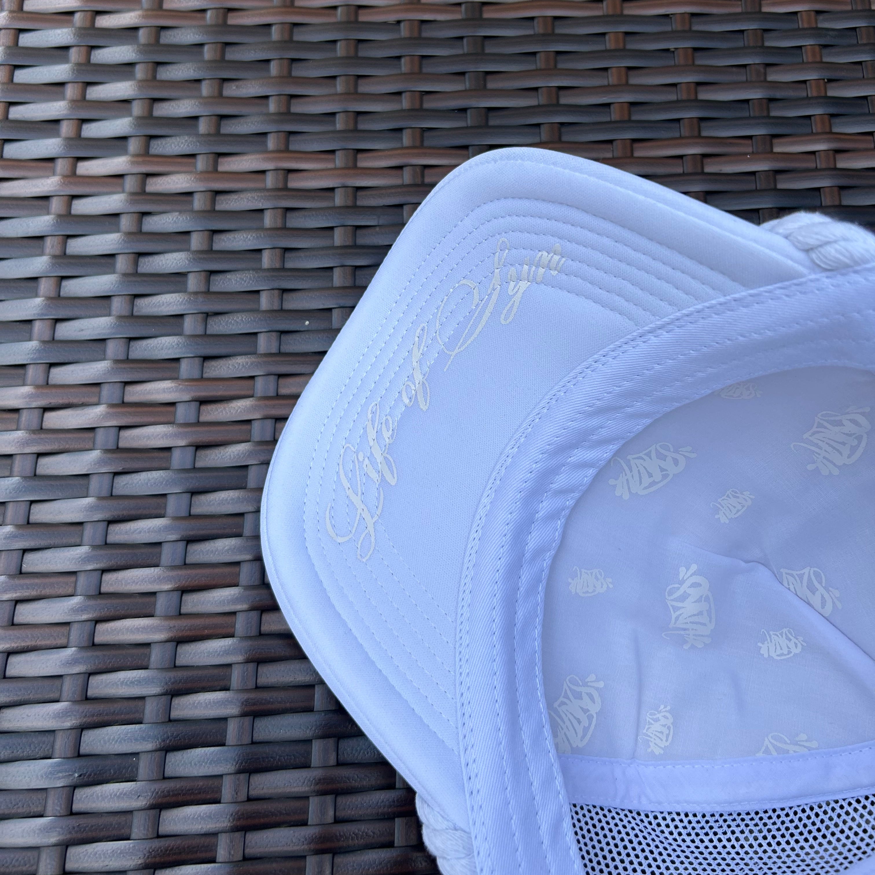 Syna World White Rope Trucker Hat | Twentytwo Supplies Syna World White Rope Trucker Hat | Twentytwo Supplies